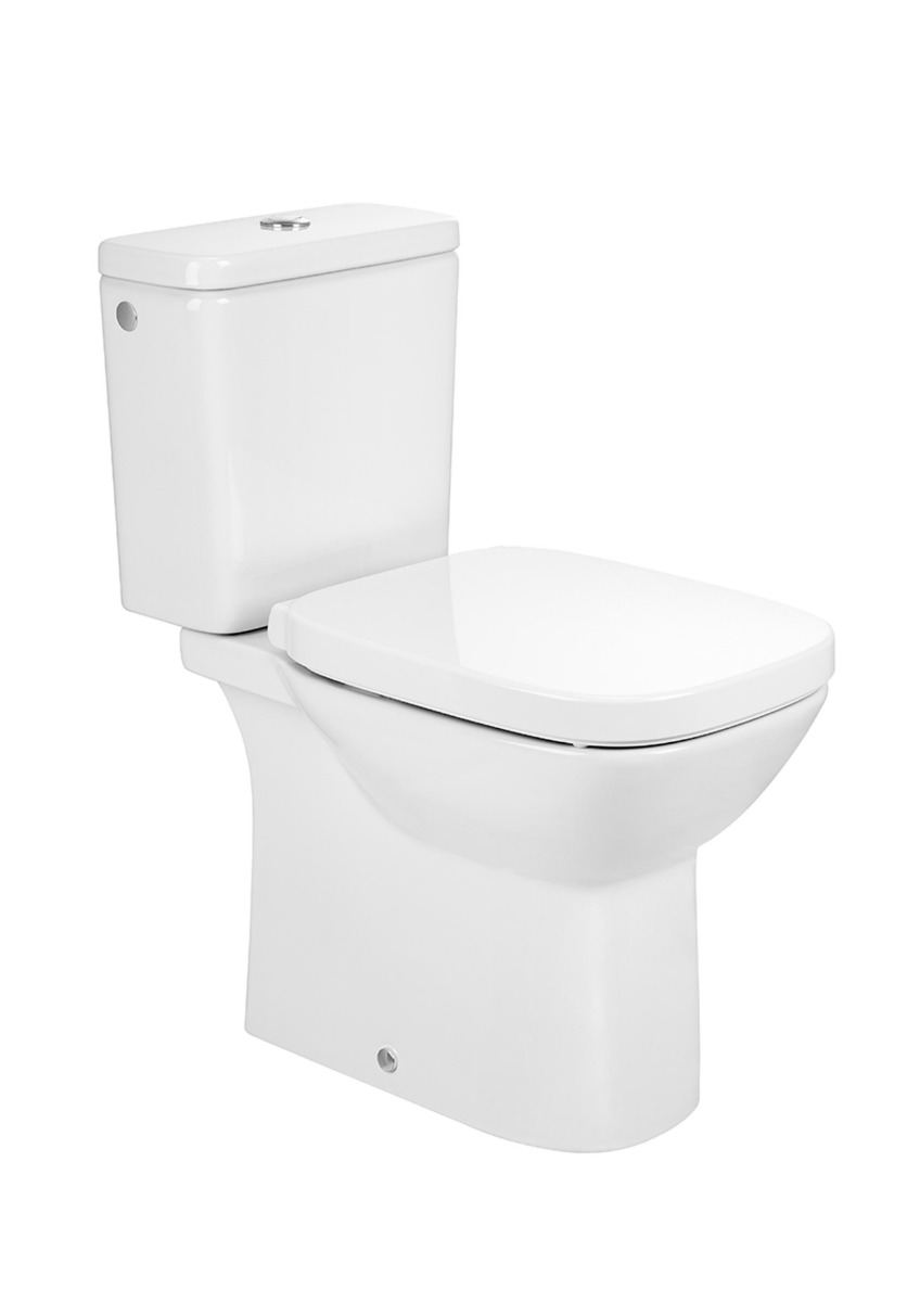 Roca Debba Square Close Coupled Rimless WC Complete (inc. soft close seat)