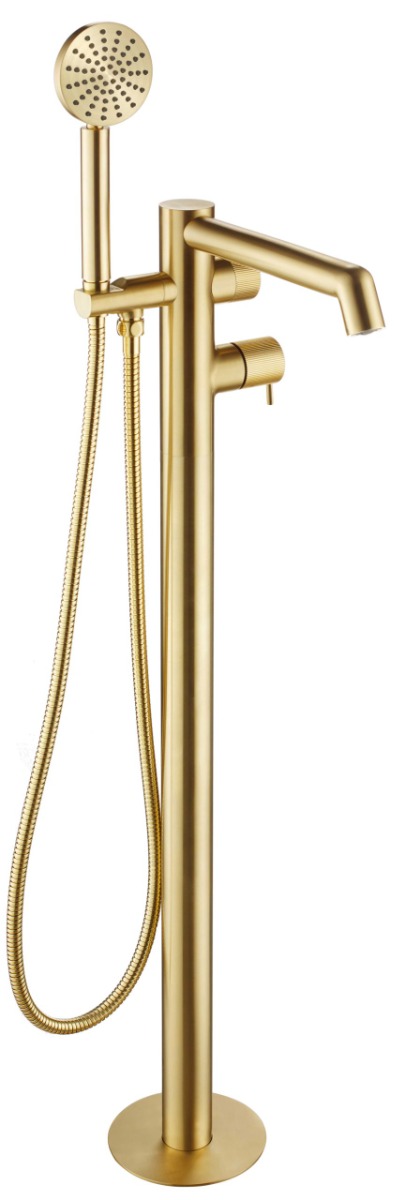 Floor standing bath shower mixer with lever and kit - JTP