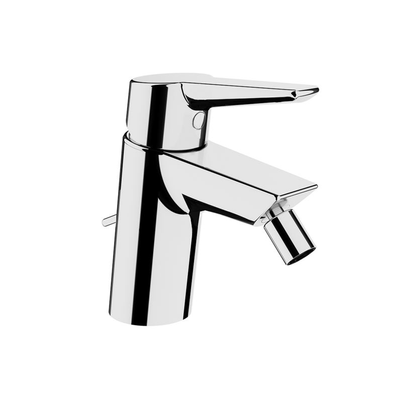 Solid S Bidet Mixer With Pop-Up Waste