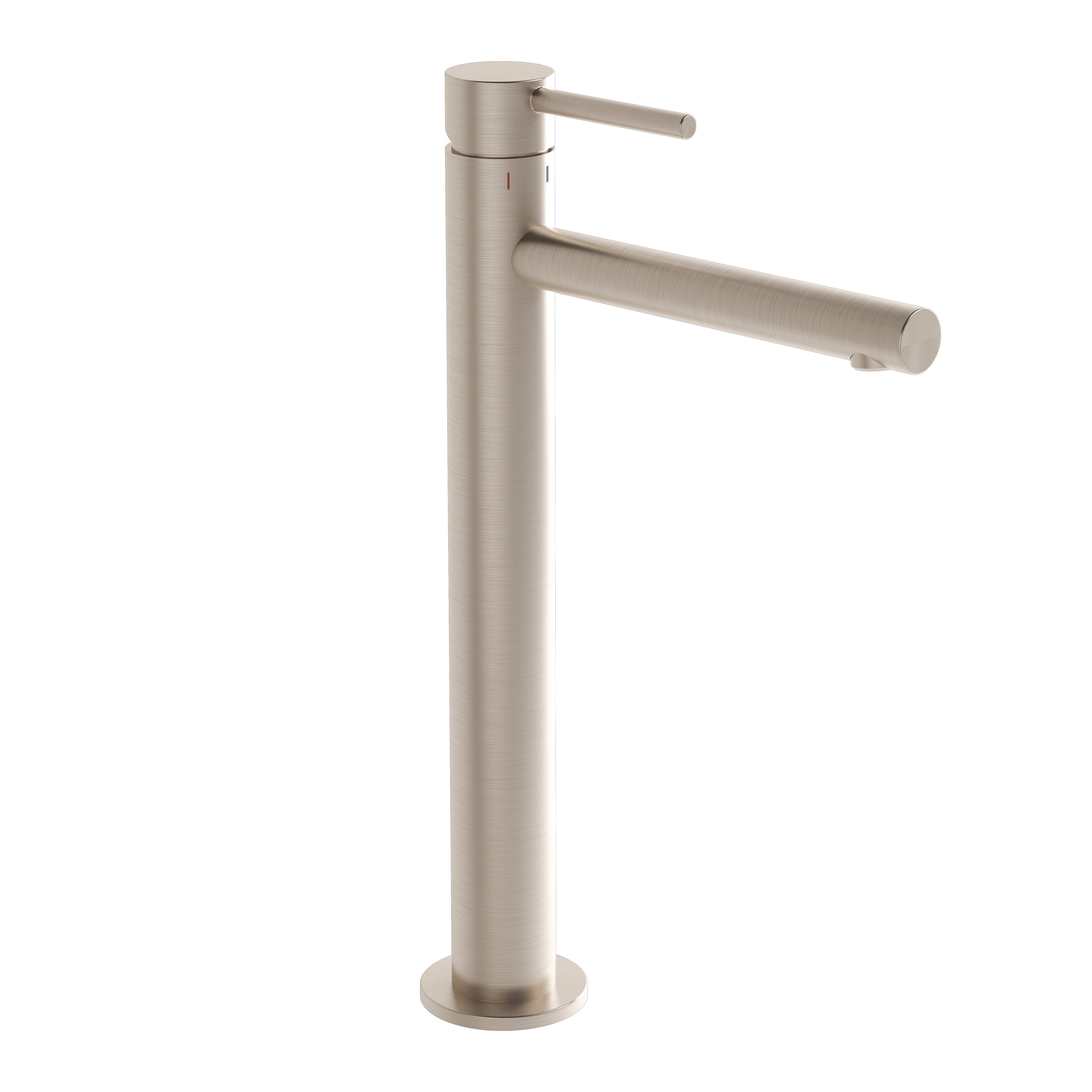 Origin Tall Basin Mixer for Bowls - Brushed Nickel