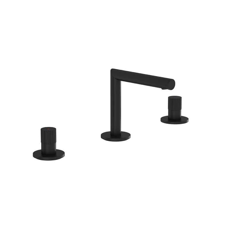 Origin Basin Mixer Matt Black, 3 tap hole
