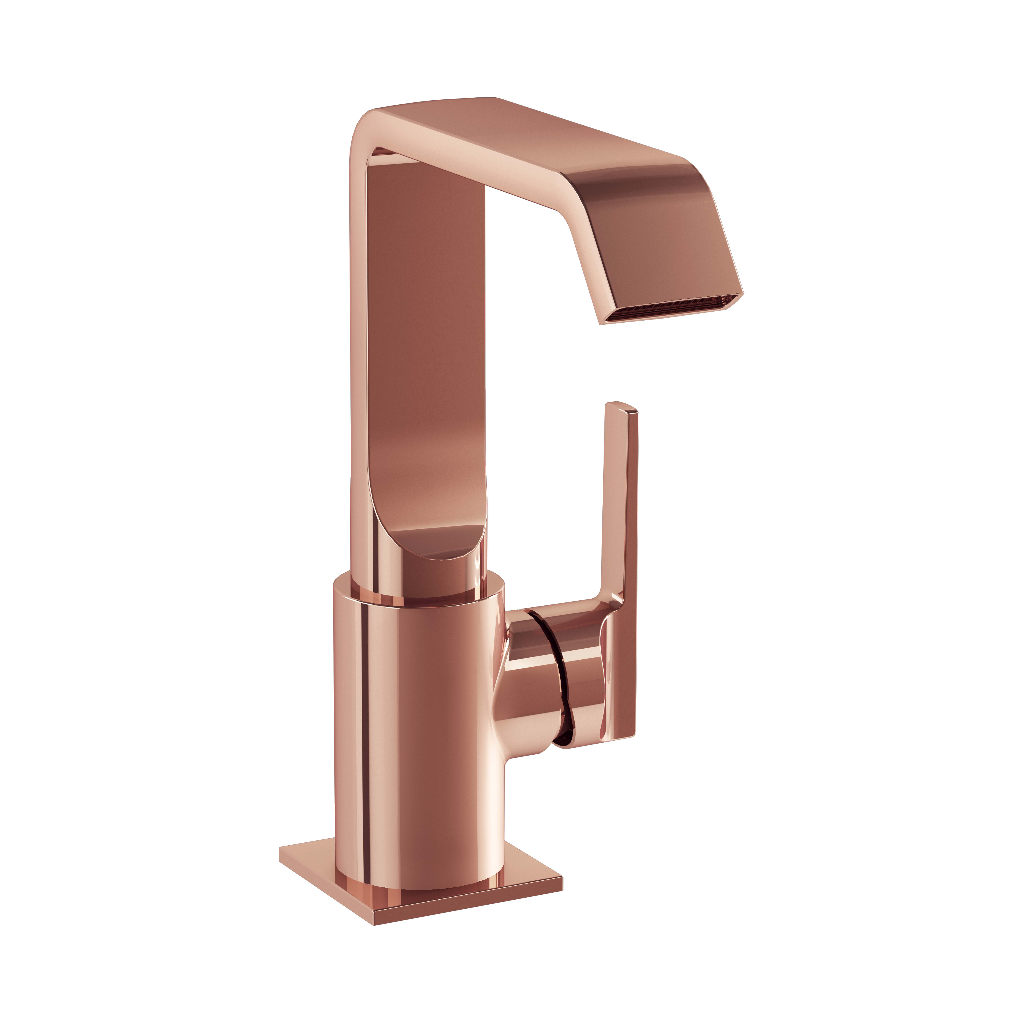 Suit Basin Mixer - Soft Copper