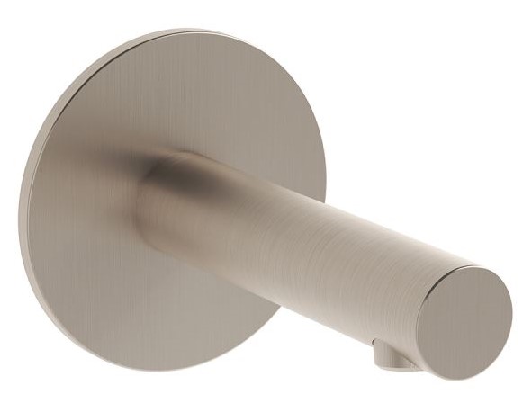 Origin Bath Spout Brushed Nickel, Wall-mounted bath spout