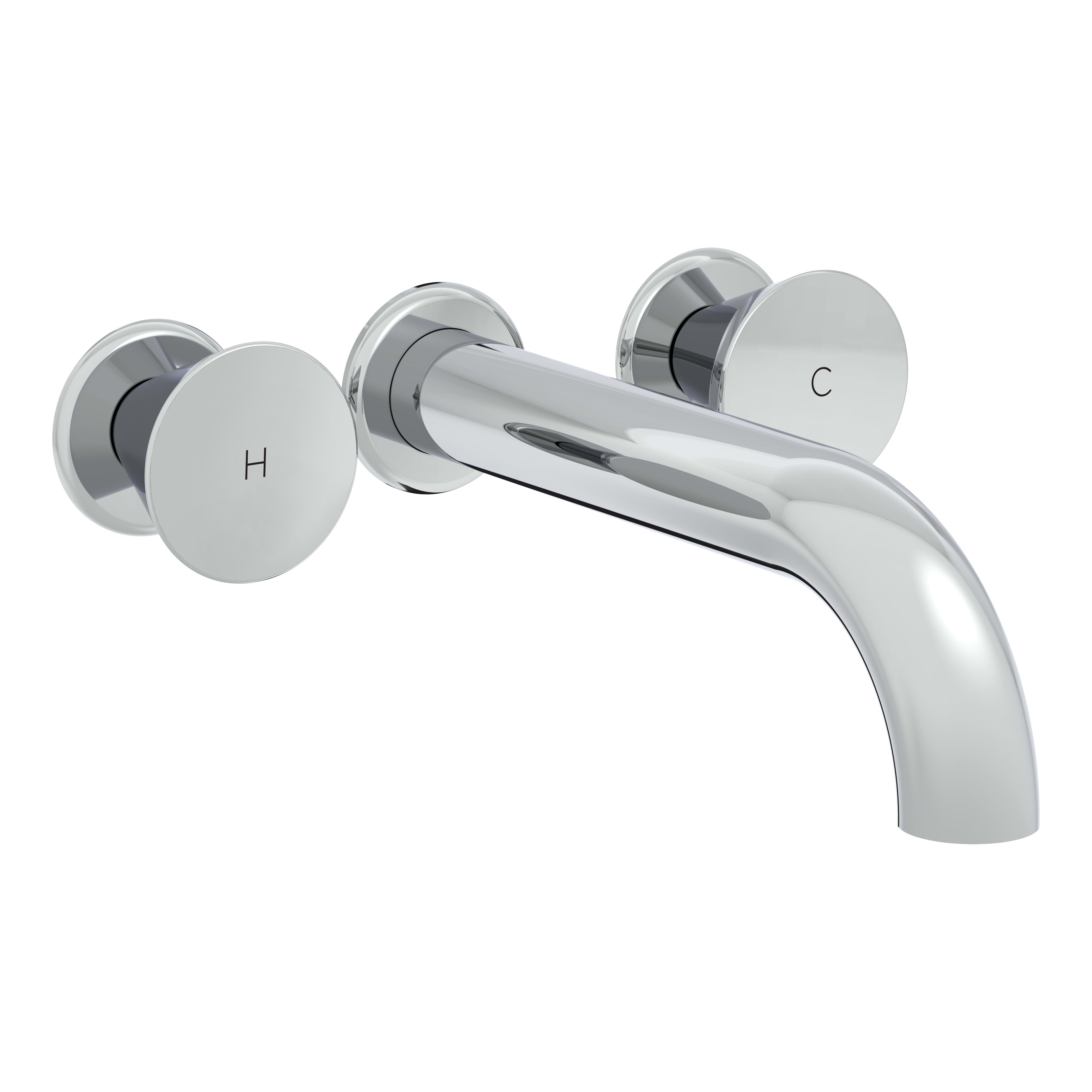 Liquid Built-In Basin Mixer - Chrome