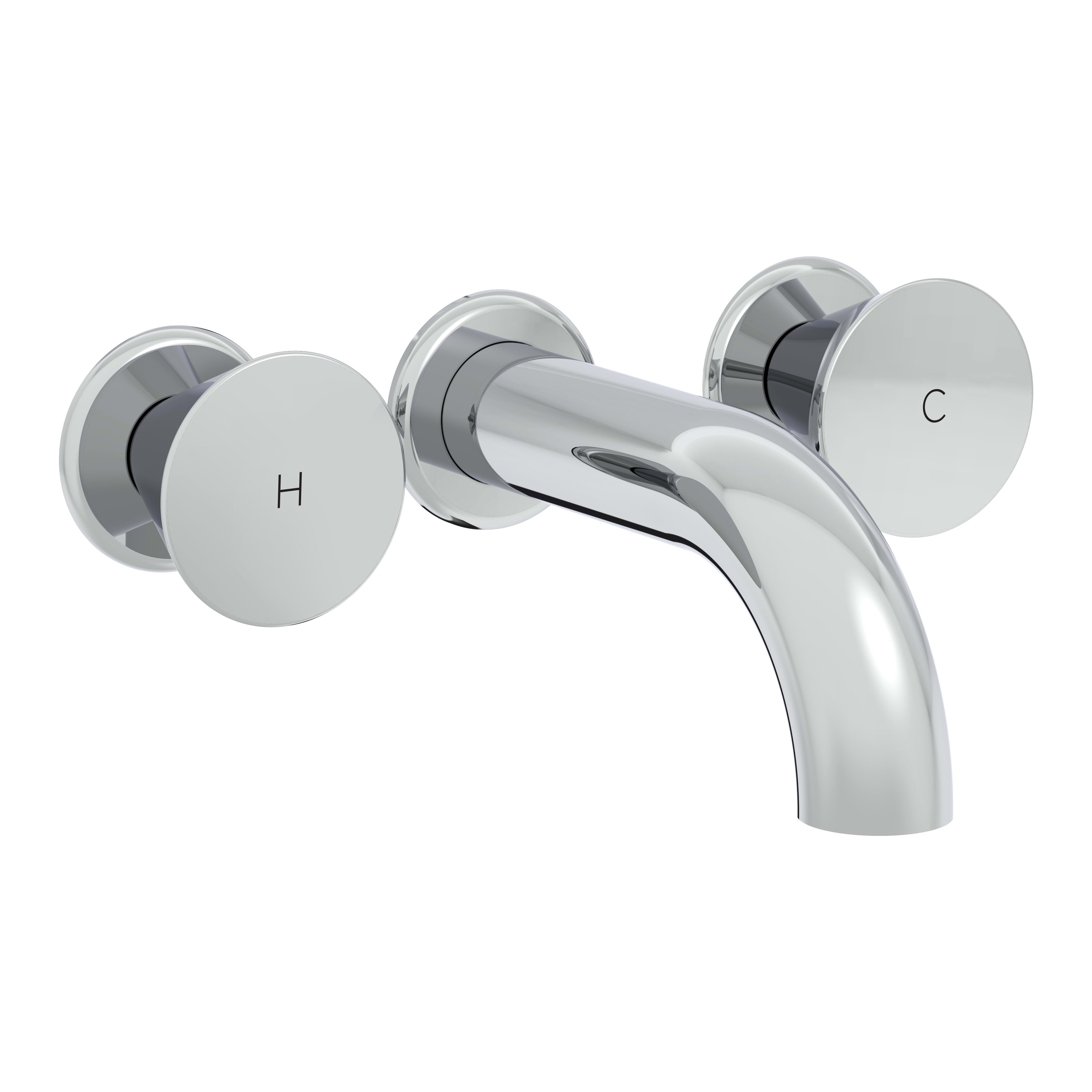 Liquid Built-In Basin Mixer - Chrome
