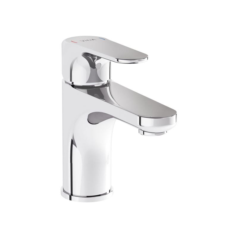 Root Round Compact Basin Mixer Chrome, Compact basin mixer, round