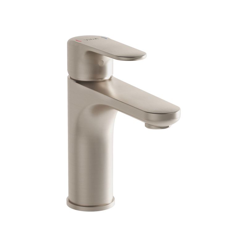 Root Round Basin Mixer Brushed Nickel, Basin mixer, round
