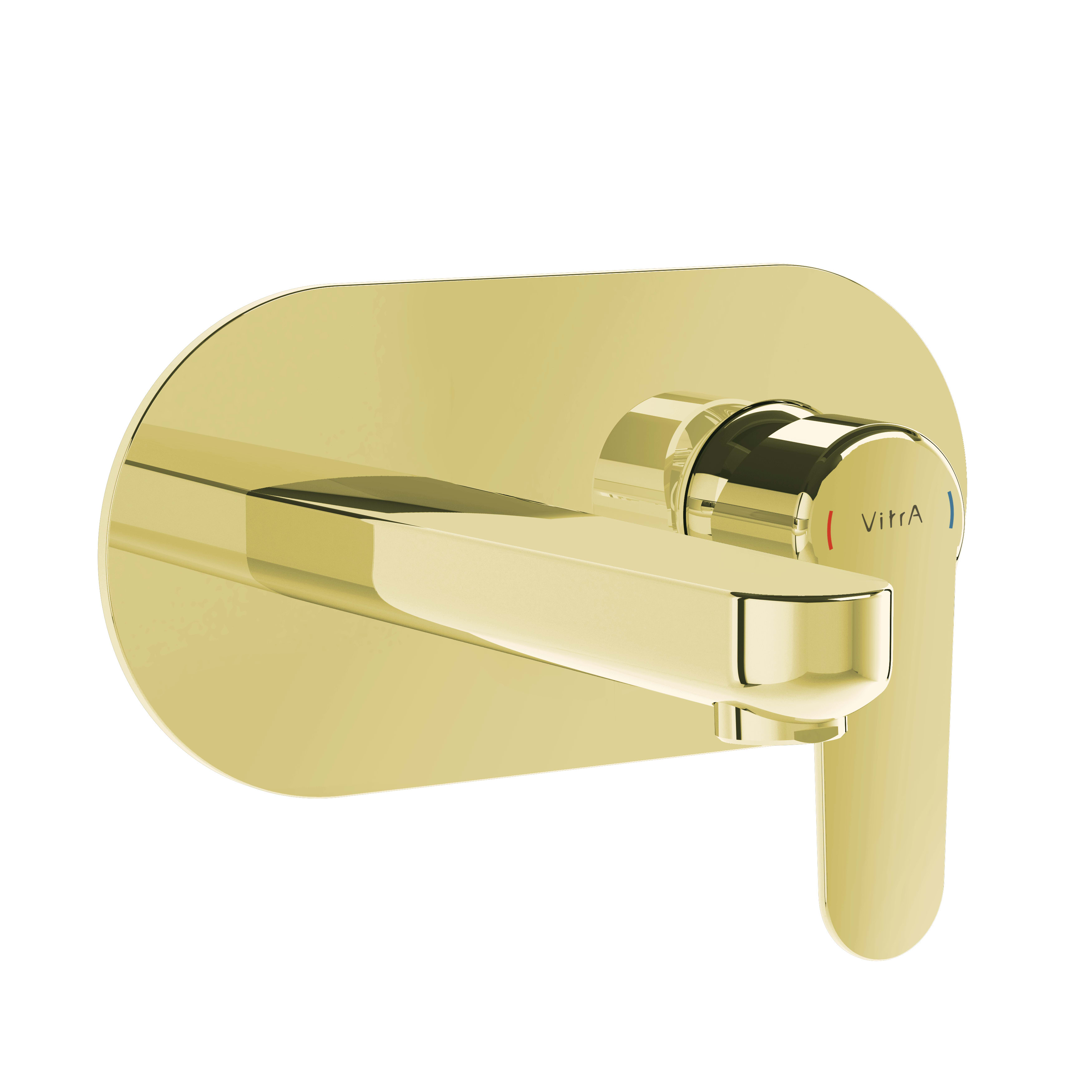 Root Round Basin Mixer - Soft Gold