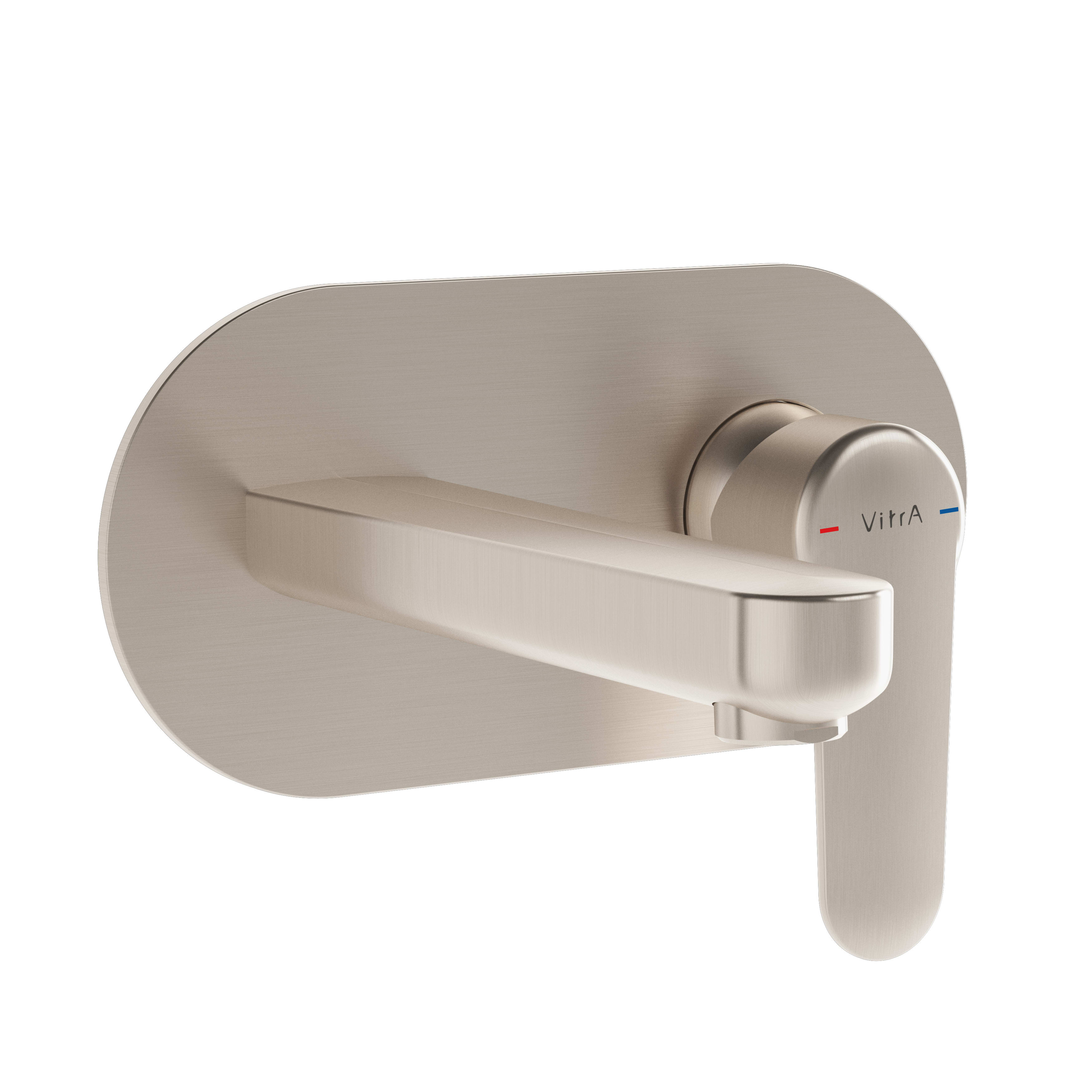 Root Round Built-in Basin Mixer - Brushed Nickel