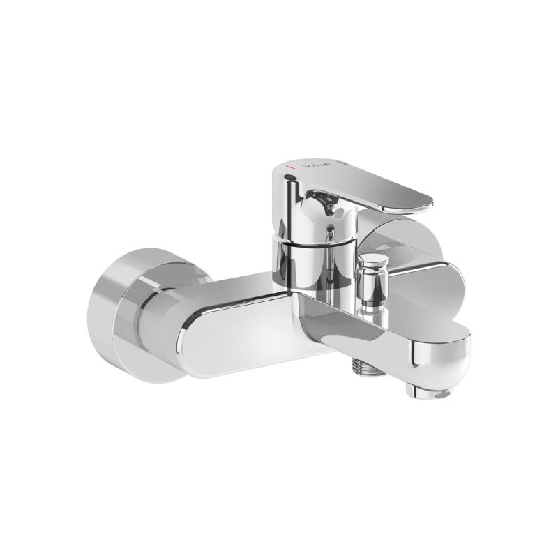 Root Round Bath Mixer Chrome, Bath mixer, round