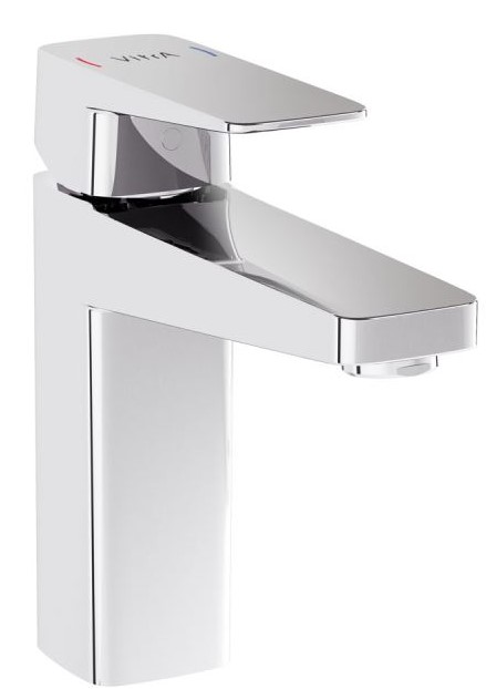 Root Square Basin Mixer Large Chrome, Basin mixer, square