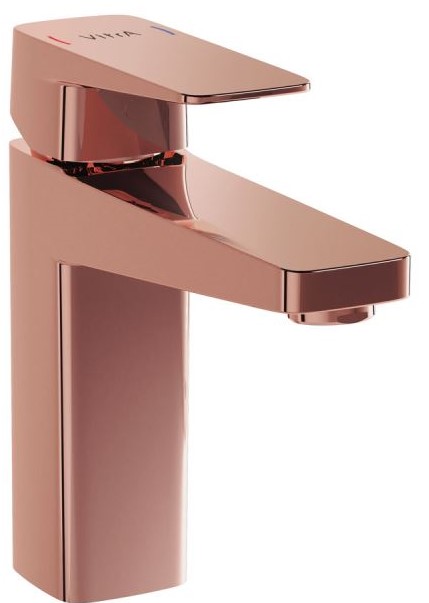 Root Square Basin Mixer Large Copper, Basin mixer, square