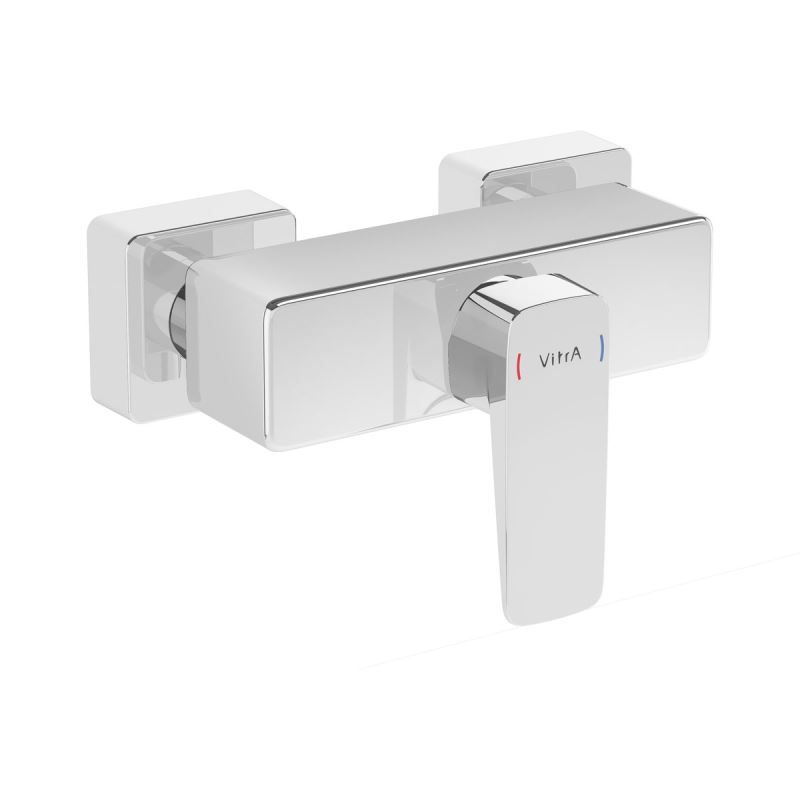 Root Square Shower Mixer Chrome, Shower mixer, square