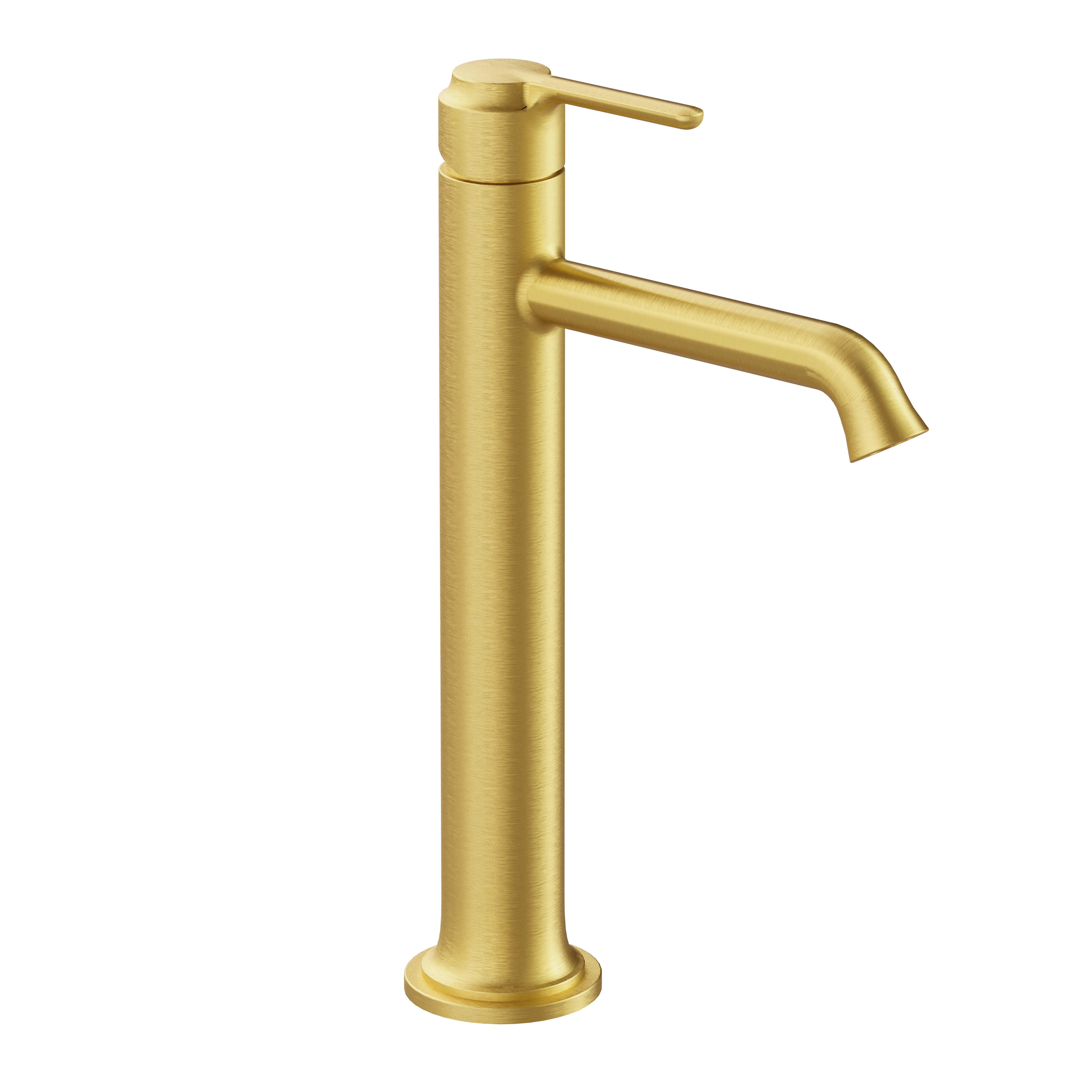 Origin Classic Basin Mixer - Brushed Gold