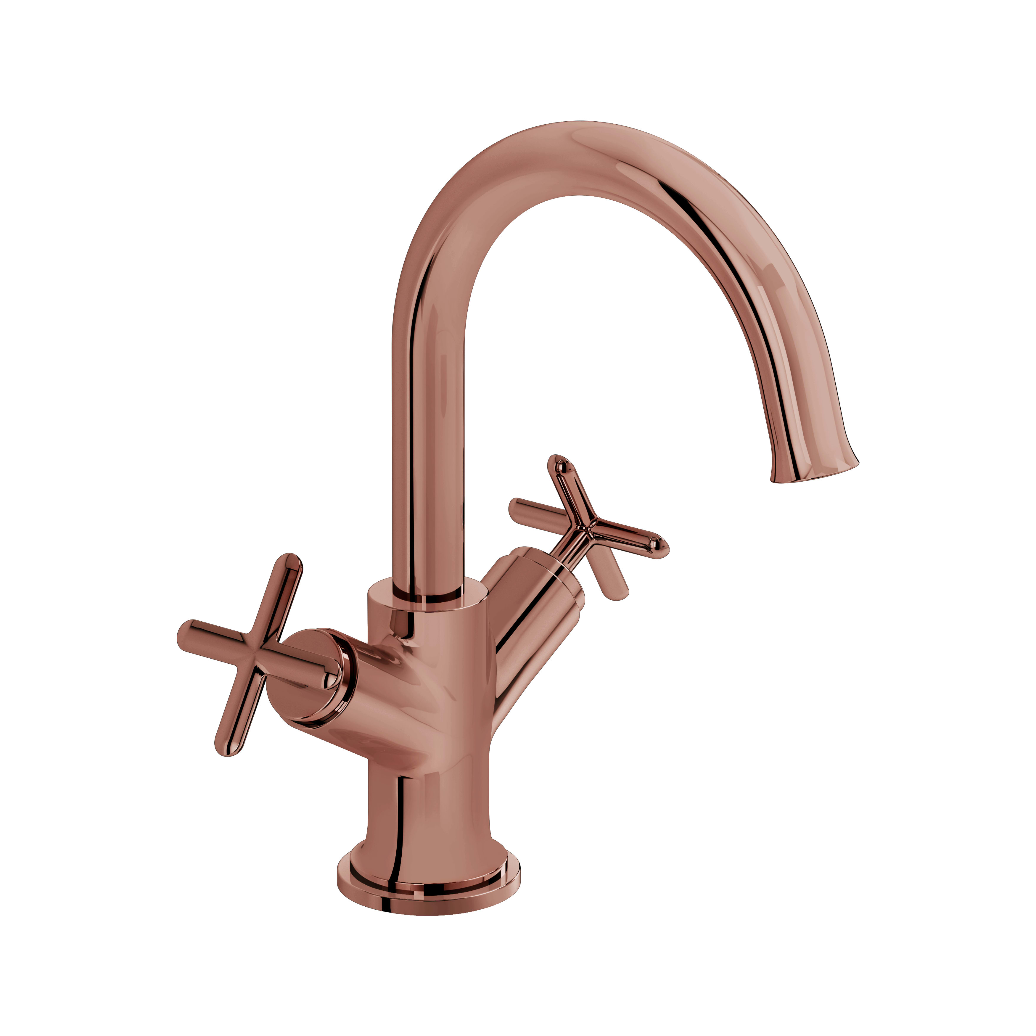 Origin Classic Basin Mixer - Soft Copper