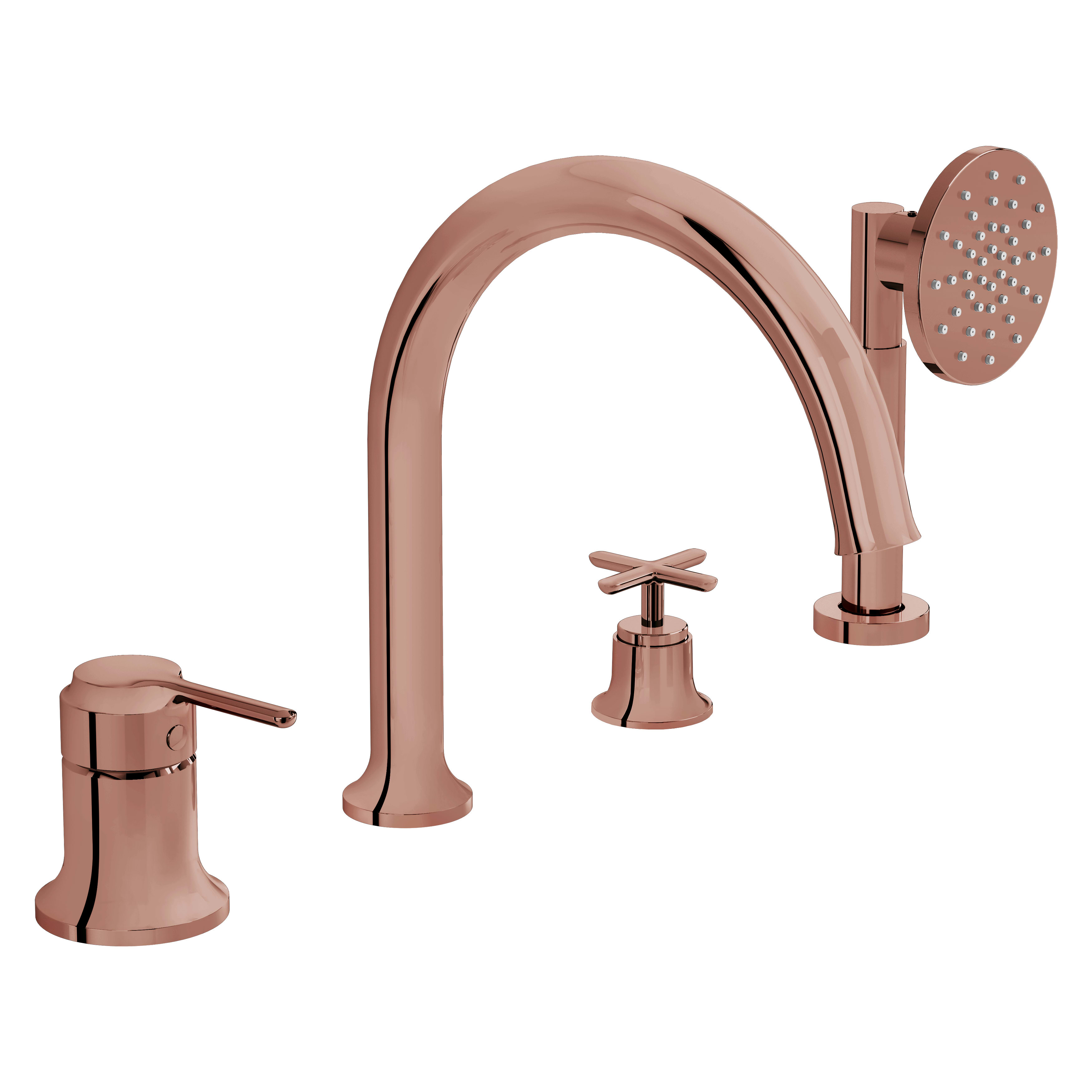 Origin Classic Bath Mixer - Soft Copper