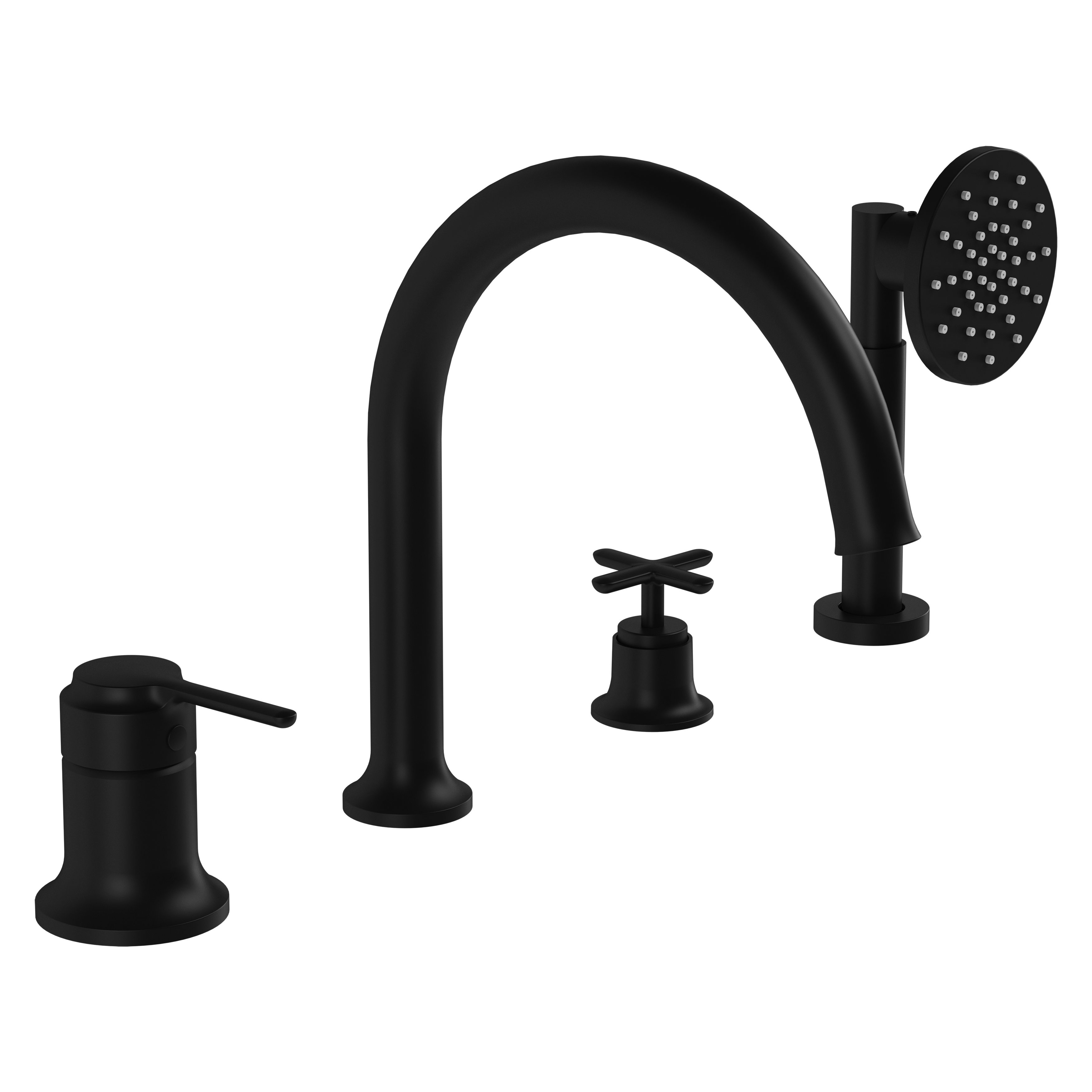 Origin Classic Bath Mixer - Matt Black