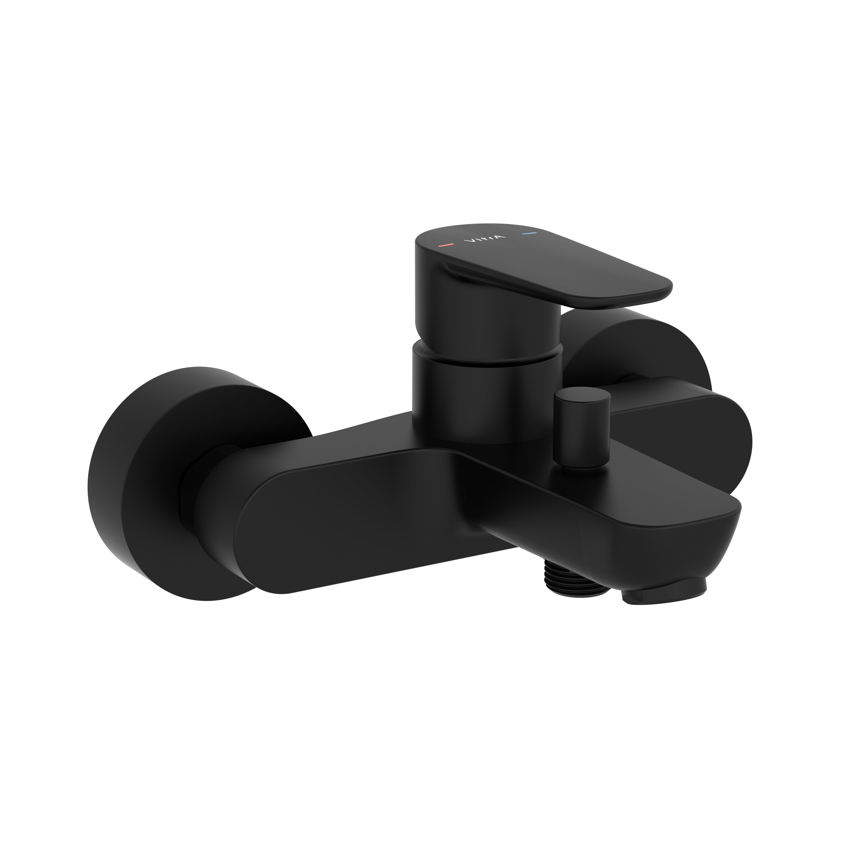 Flow Soft Bath Mixer - Matt Black