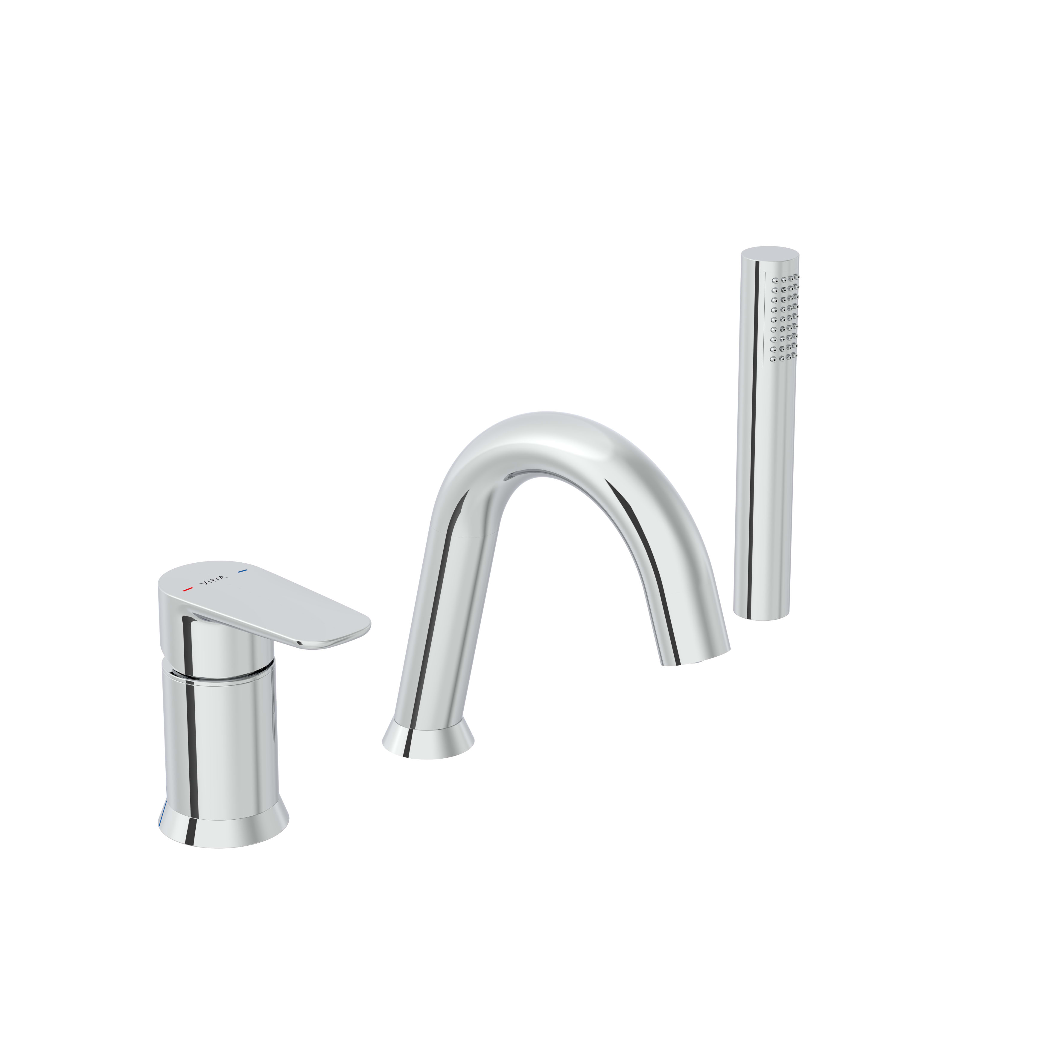 Flow Soft Bath Mixer - Chrome