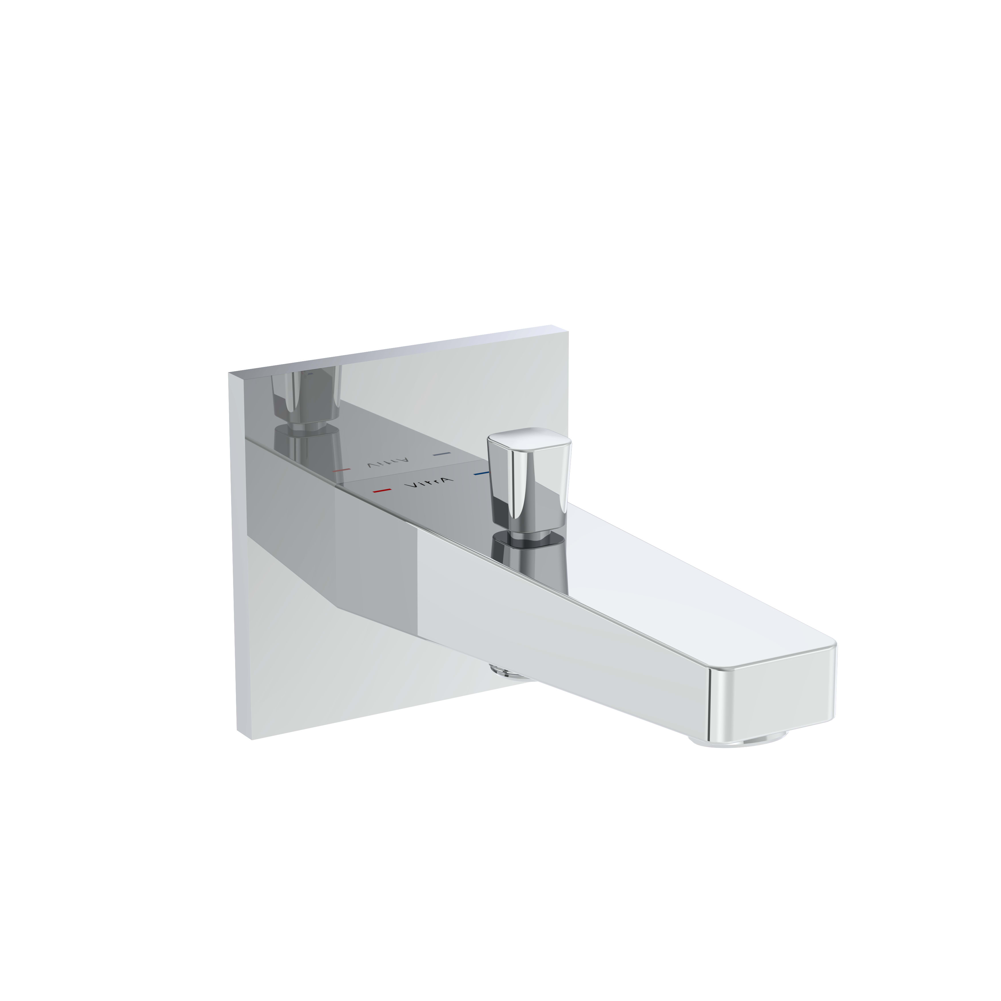 Square Brassware - Chrome