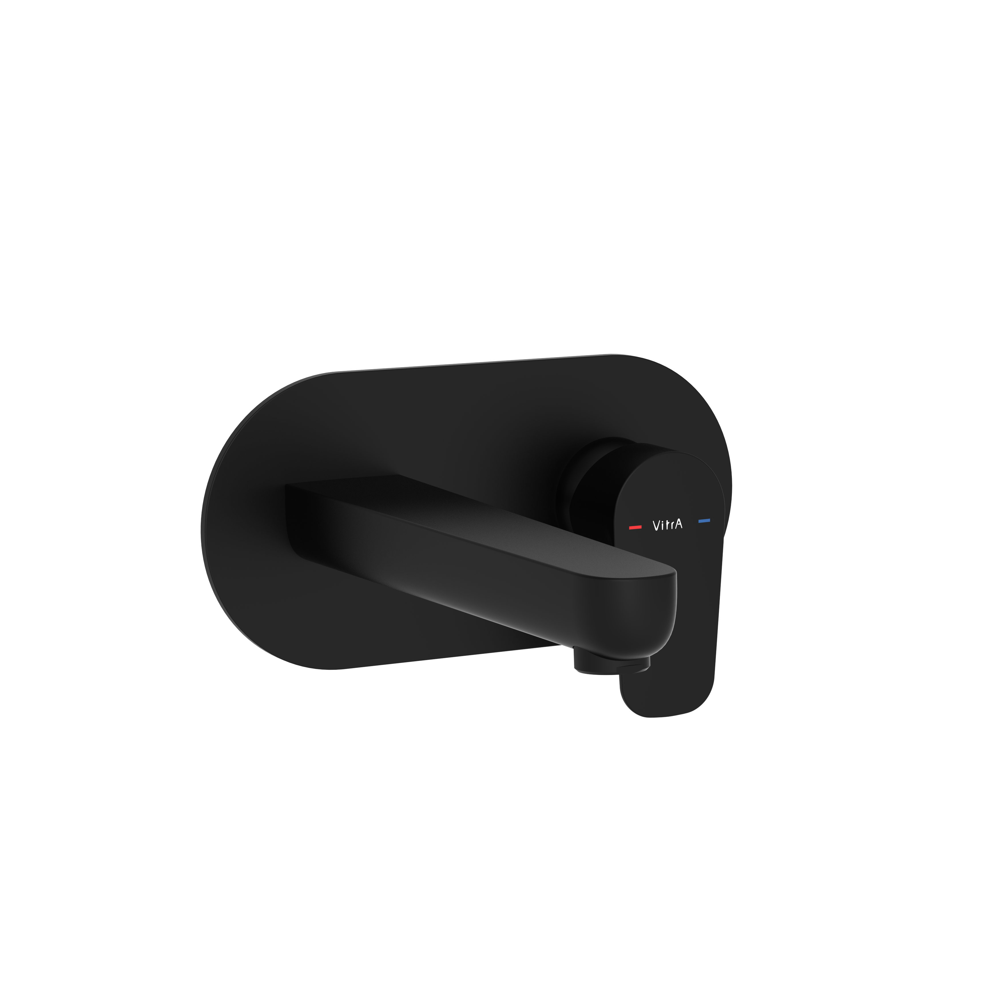 Flow Soft Built-in Basin Mixer - Matt Black