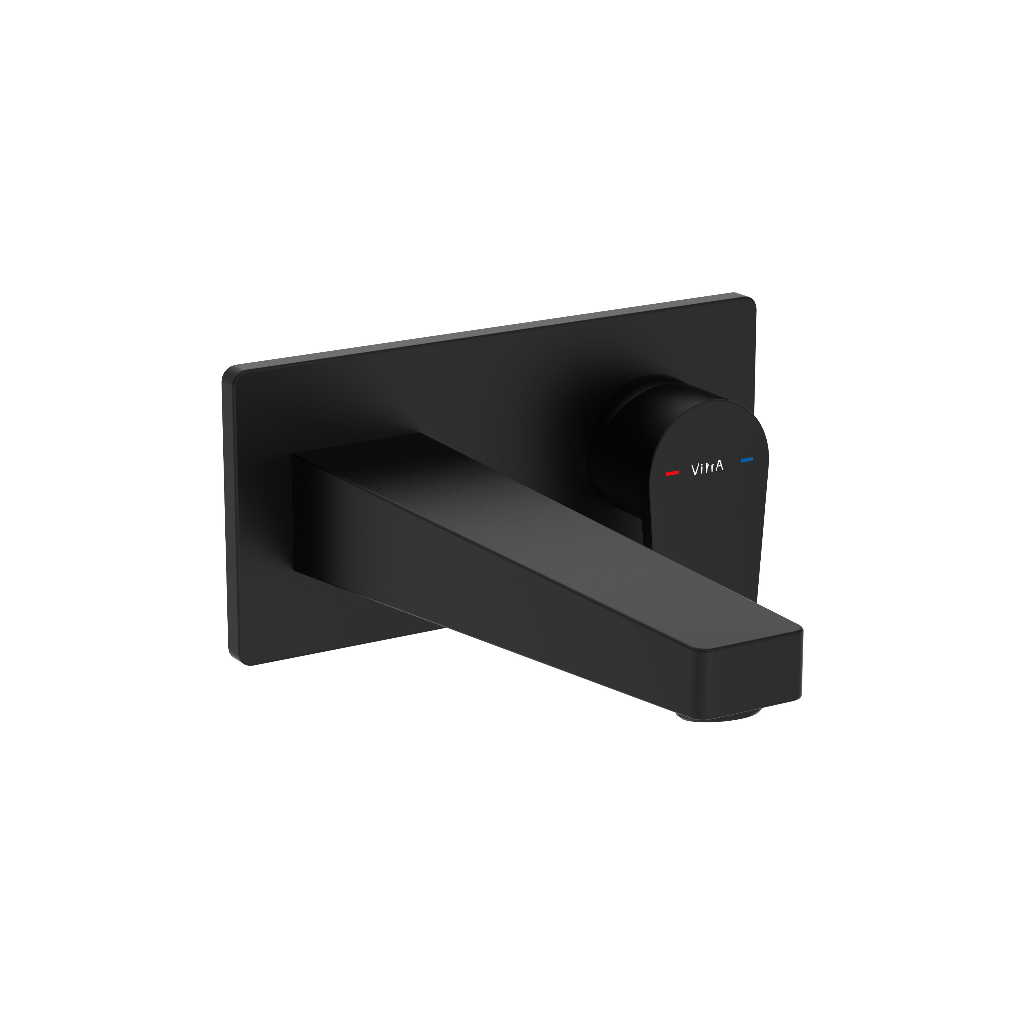 Flow Square Built-in Basin Mixer - Matt Black