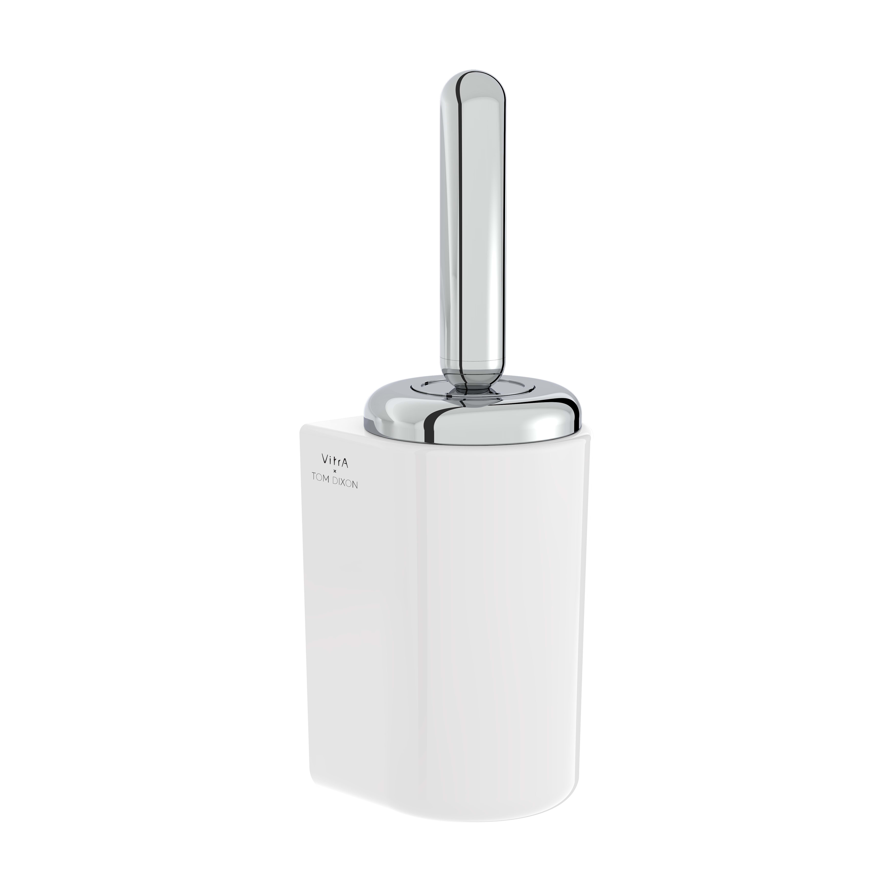 Liquid Toilet Brush Holder - Chrome