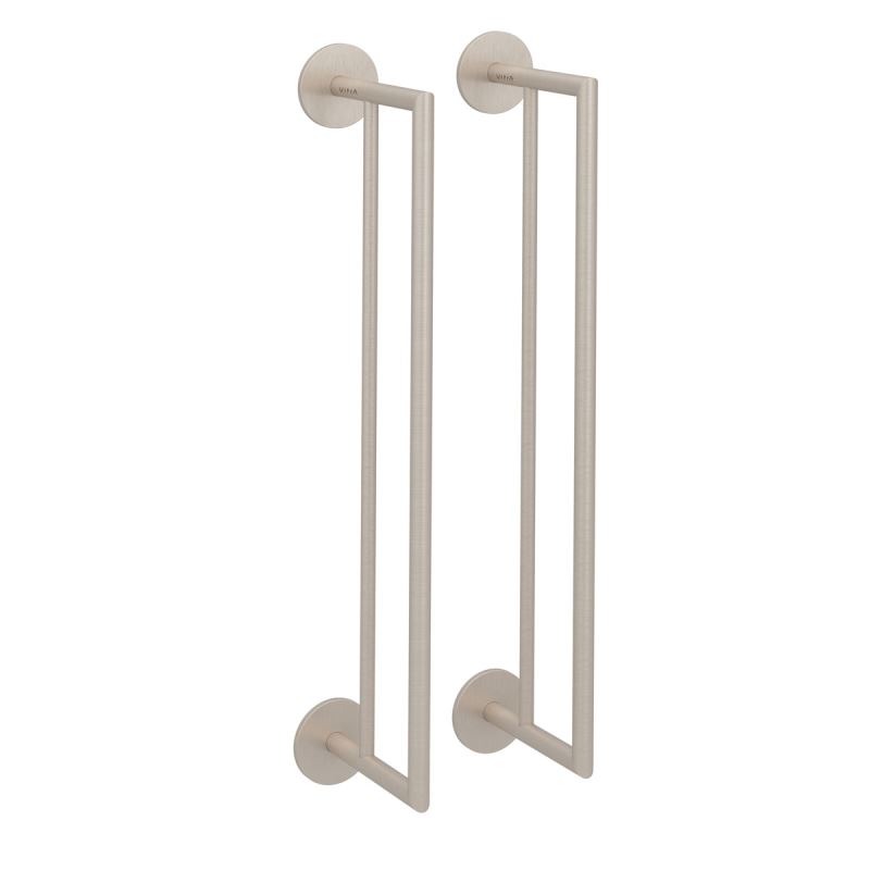 Origin Vertical Towel Rail Brushed Nickel