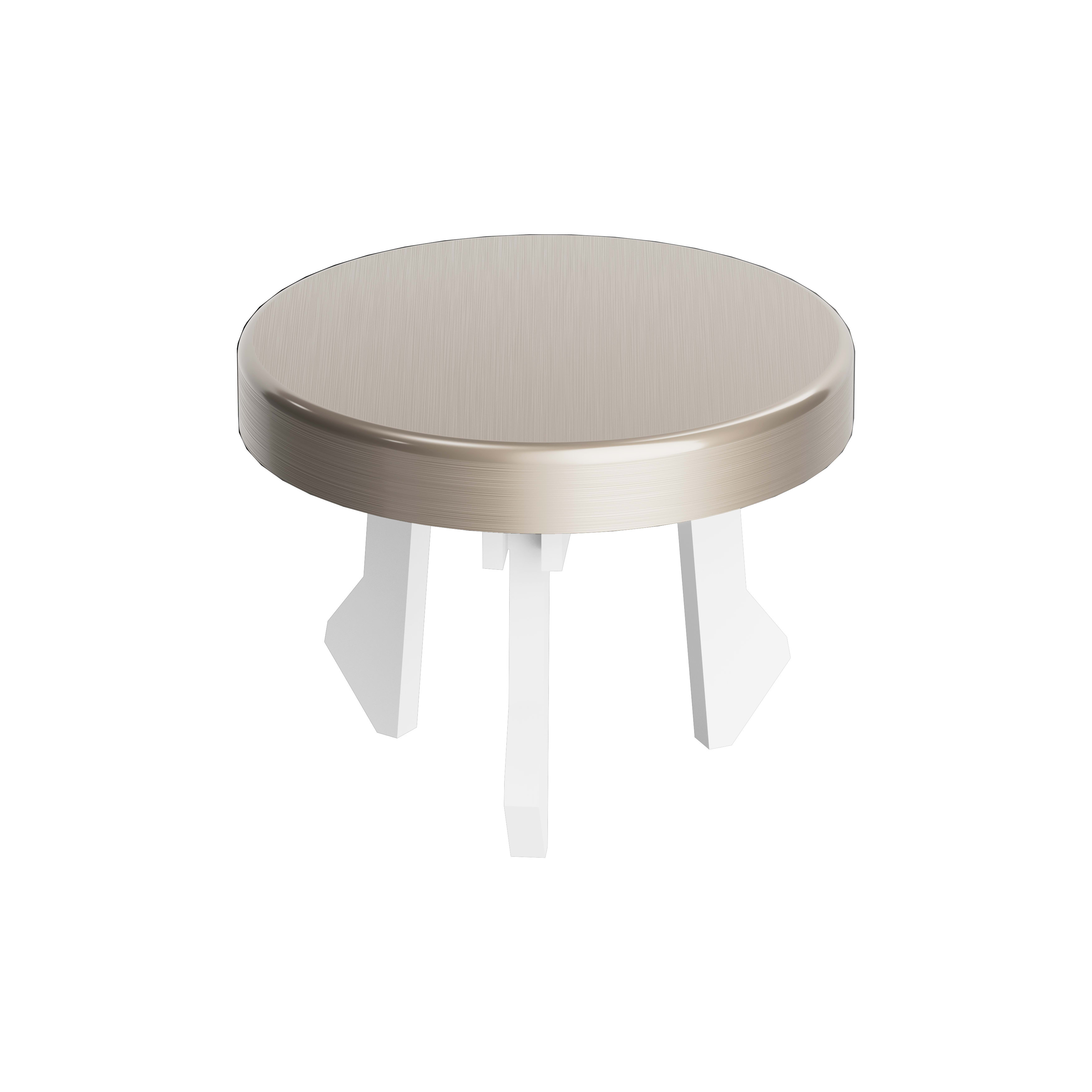 Overflow Cover - Brushed Nickel