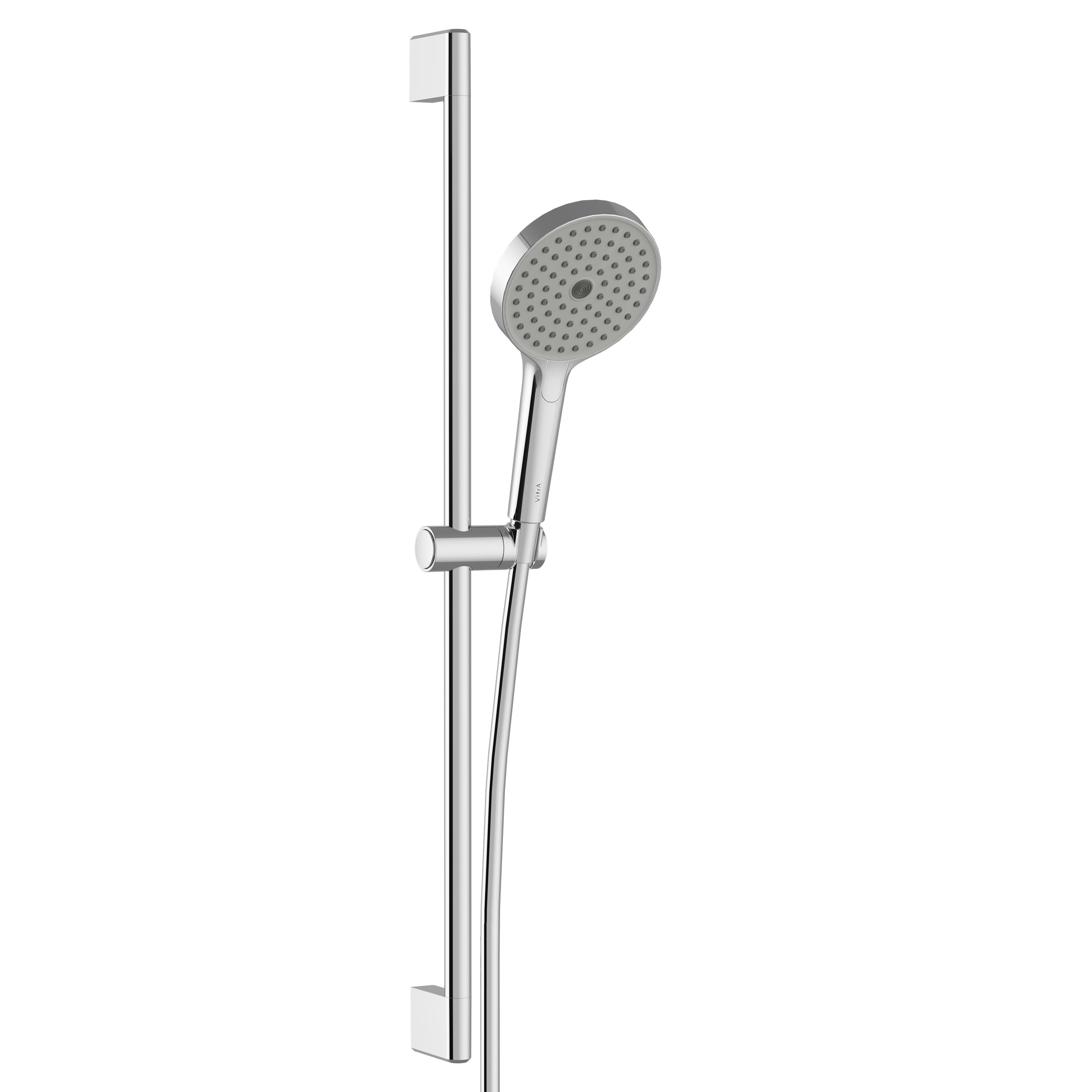 Aqua Prime Round Handshower Rail Kit - Chrome