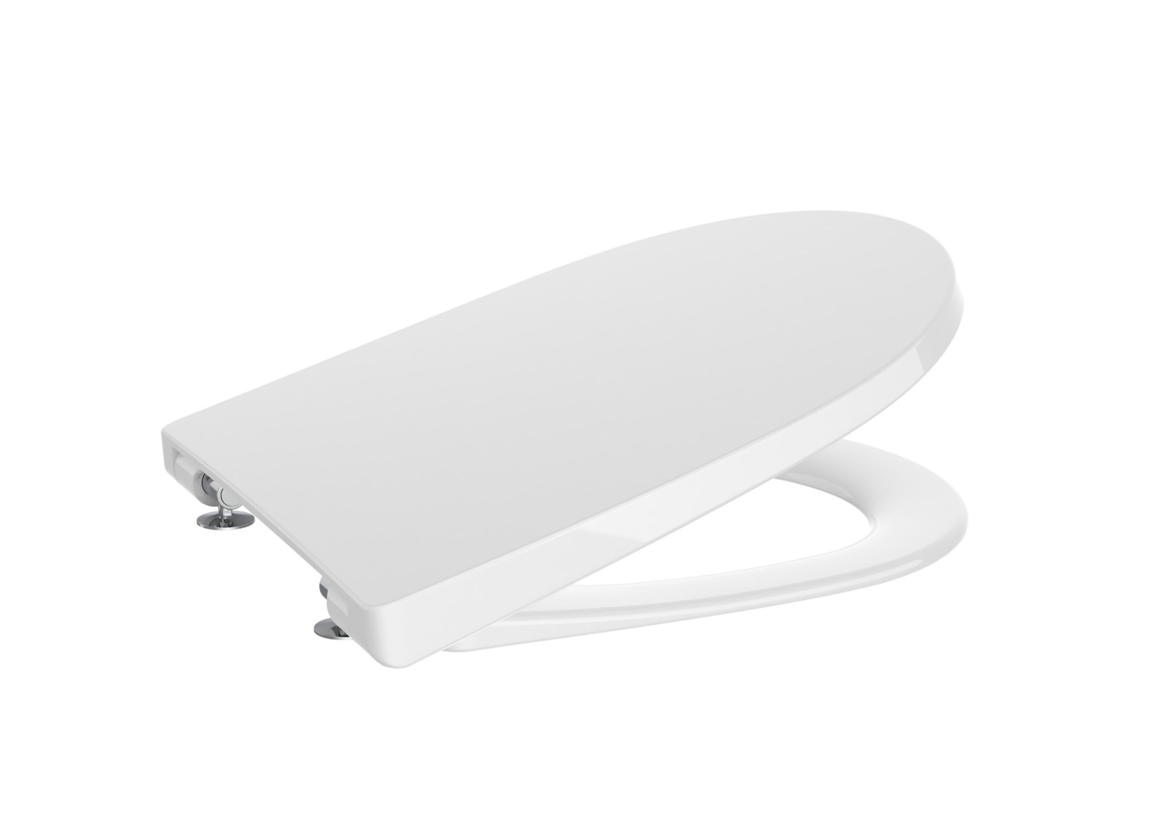 Soft-close compact SUPRALIT® toilet seat and cover