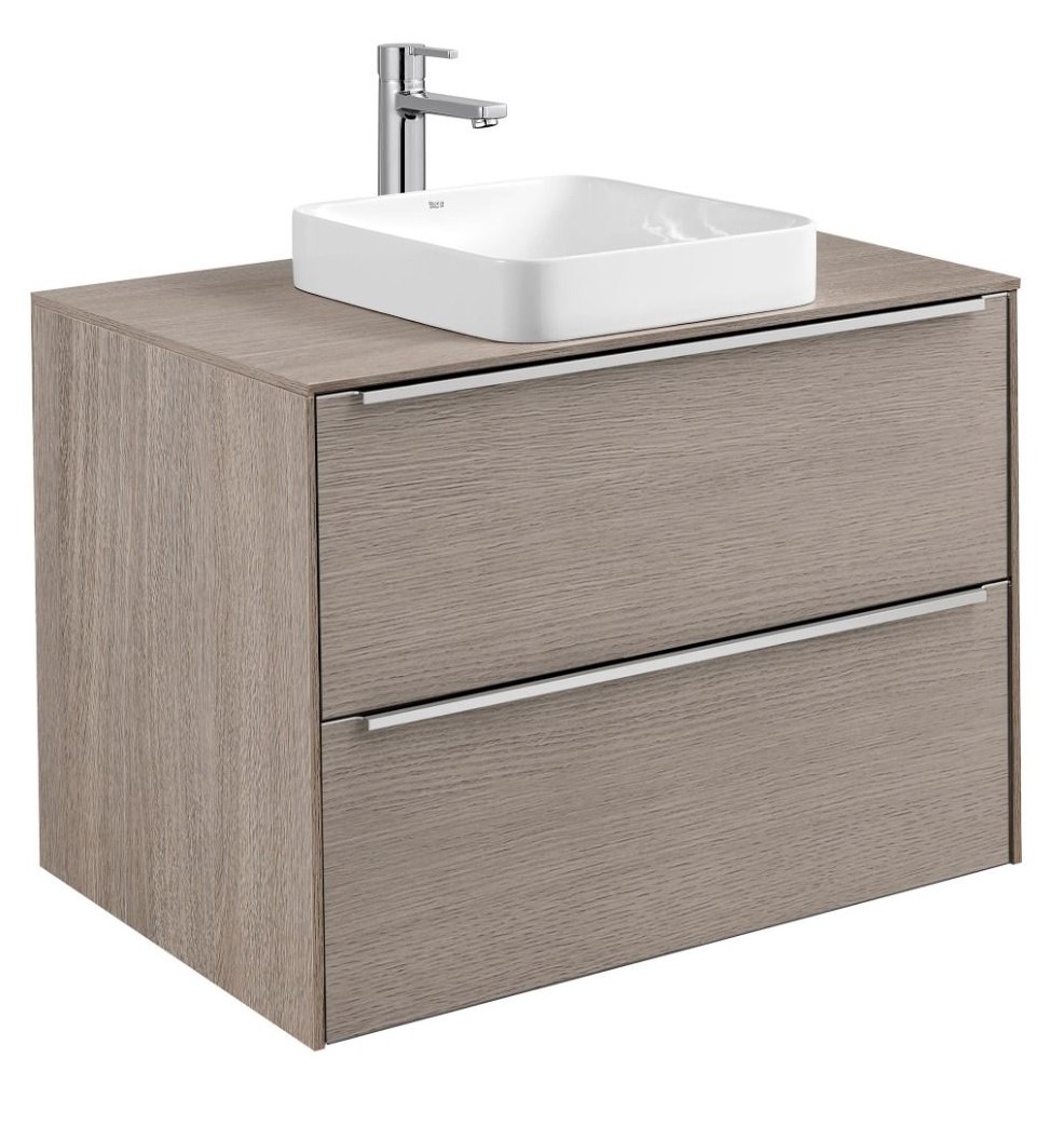 A857001402 + A857027402 Base unit for Square In Countertop basin CITY OAK
