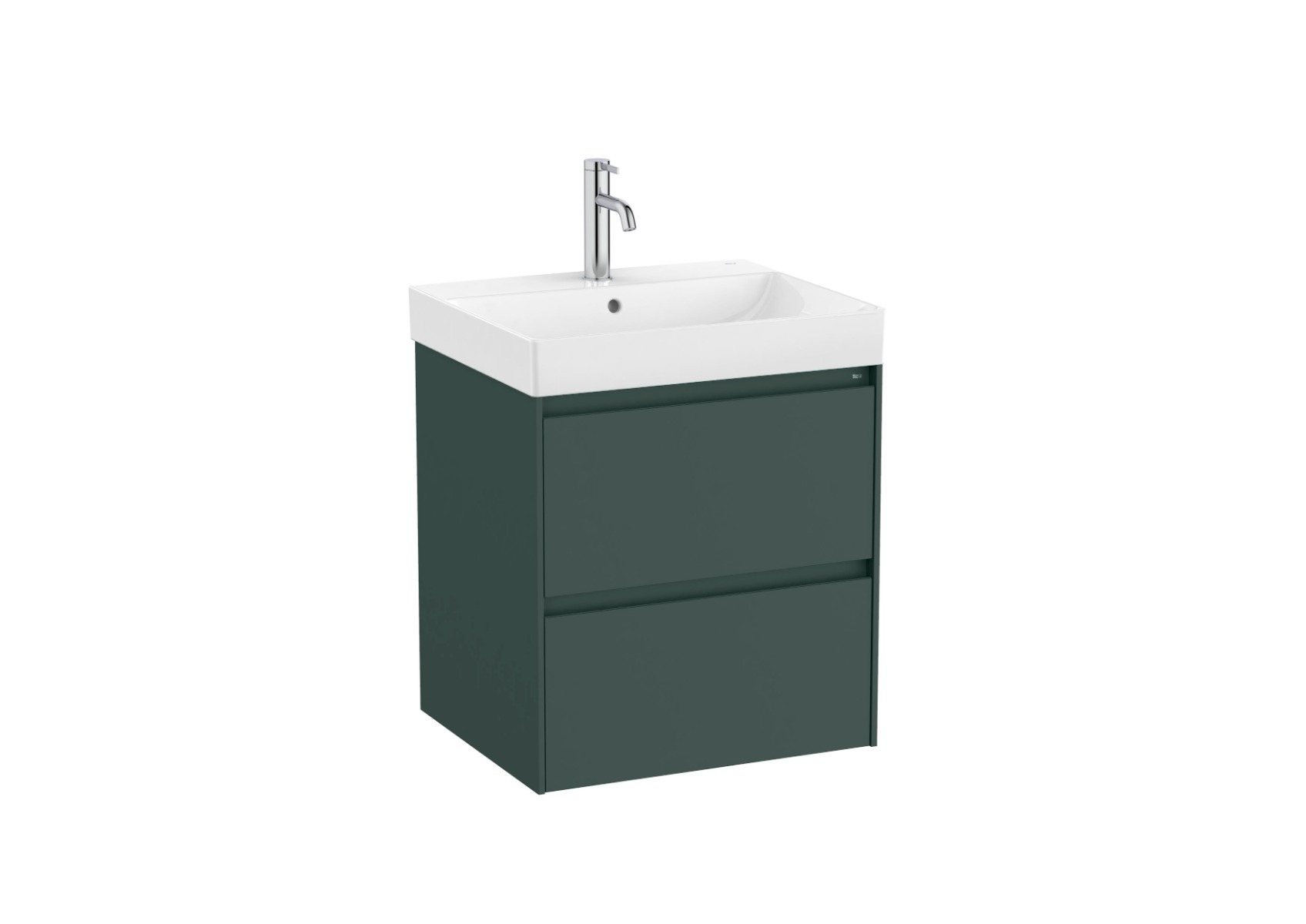 Ona Unik 550mm (base unit with two drawers and basin) - Matt Green
