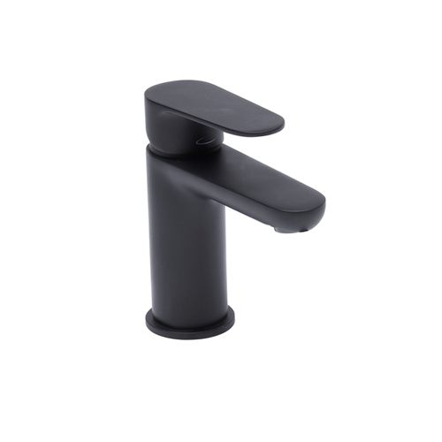 Zero Basin Mixer With Click Waste - Black