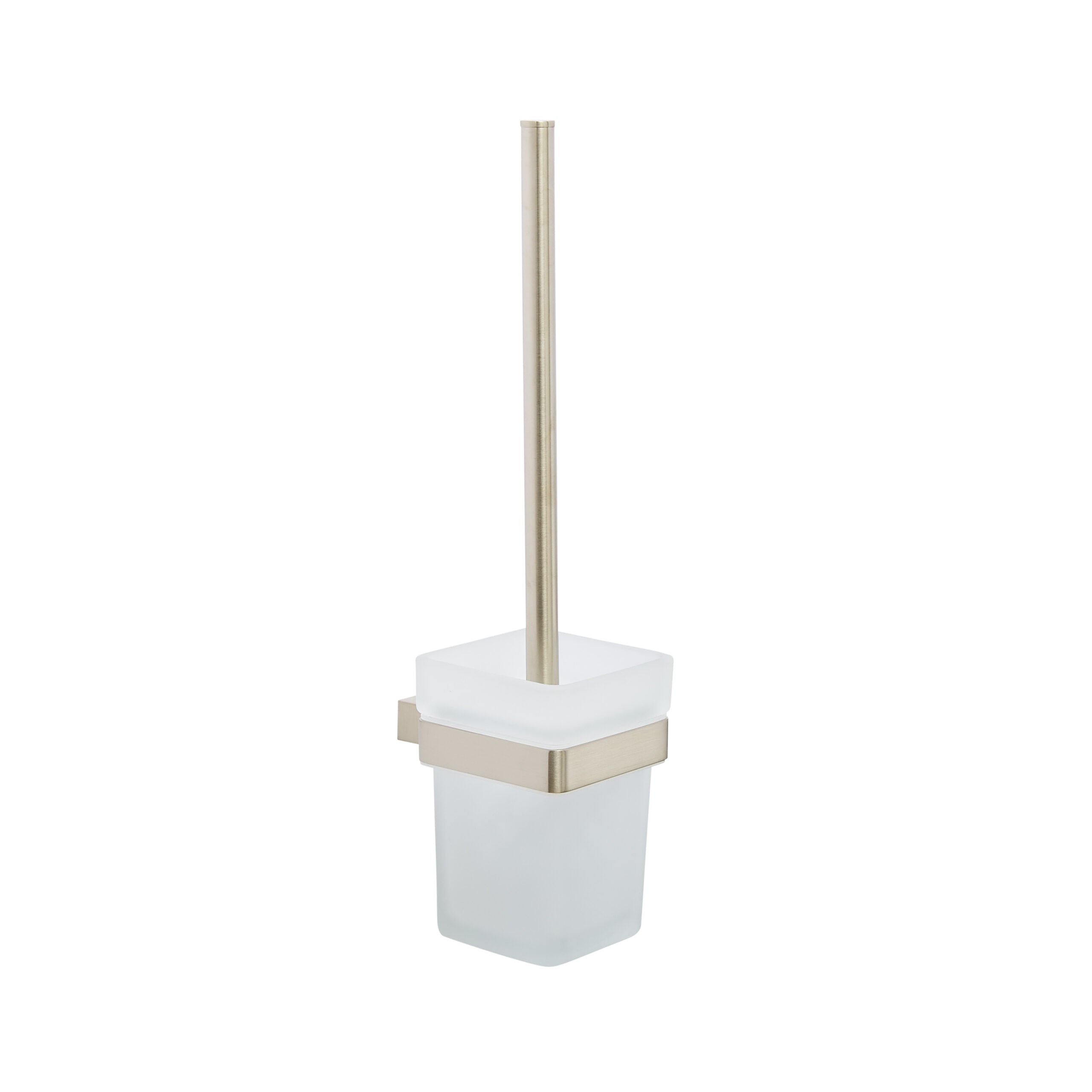 K-Vit Premium Toilet Brush Set Brushed Nickel