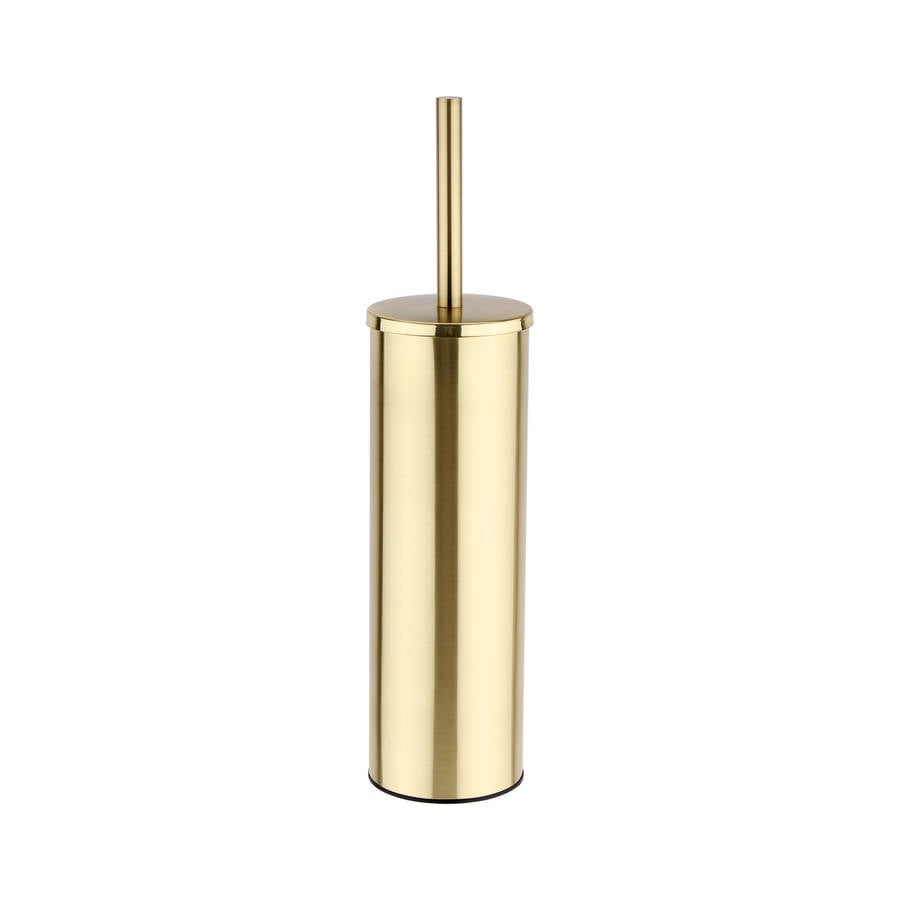 Ottone wall mounted toilet brush Brushed Brass
