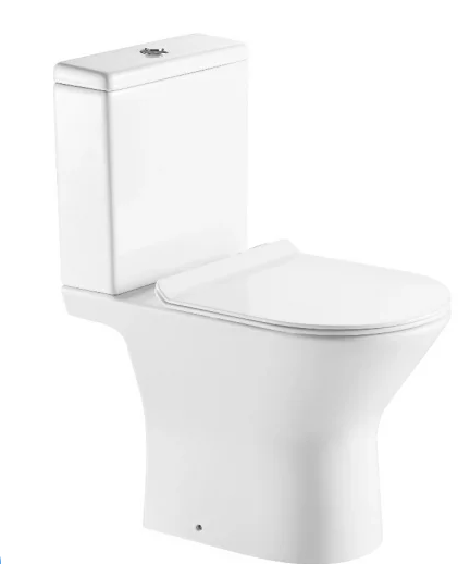 Serenata Rimless Close coupled Pan, Cistern & Seat