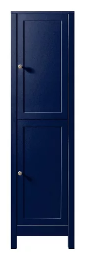 Capriccio Tall Unit 2 Door 390mm Blue