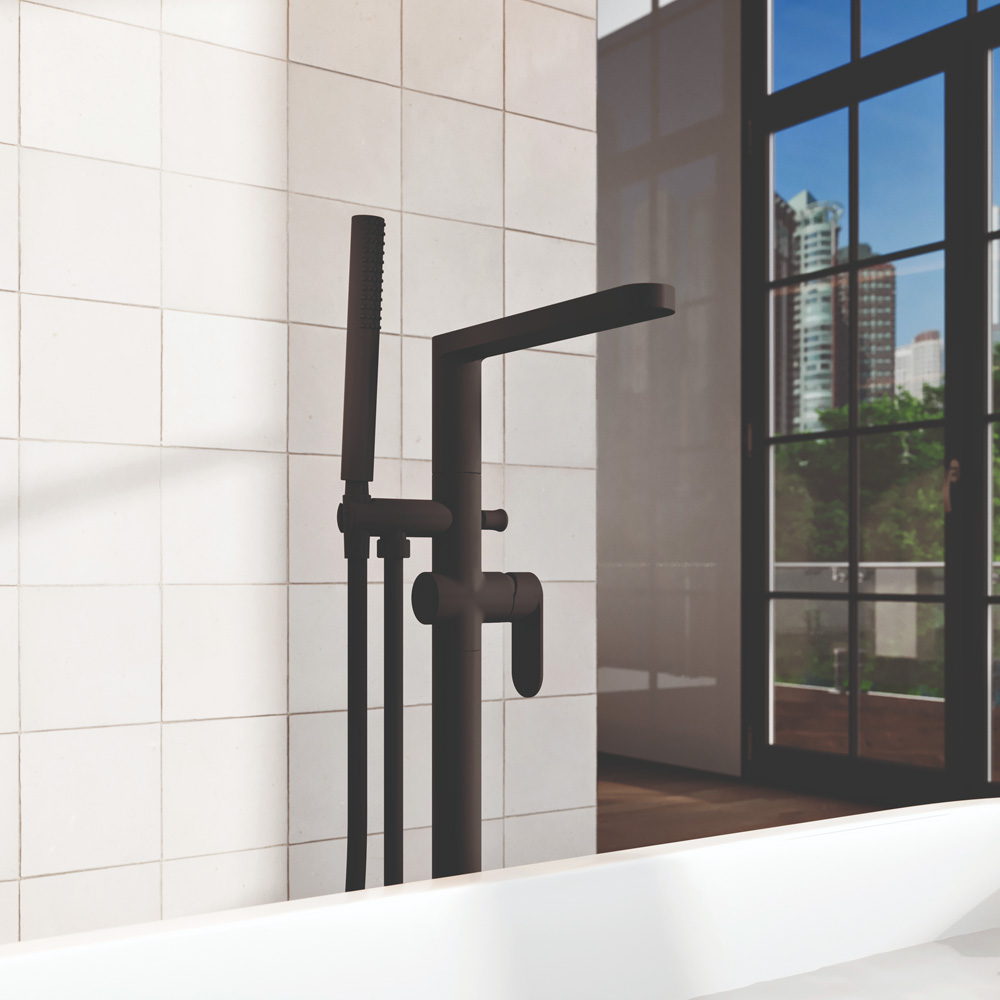 Antonella Taps - Matt Black, Bath Filler Tap