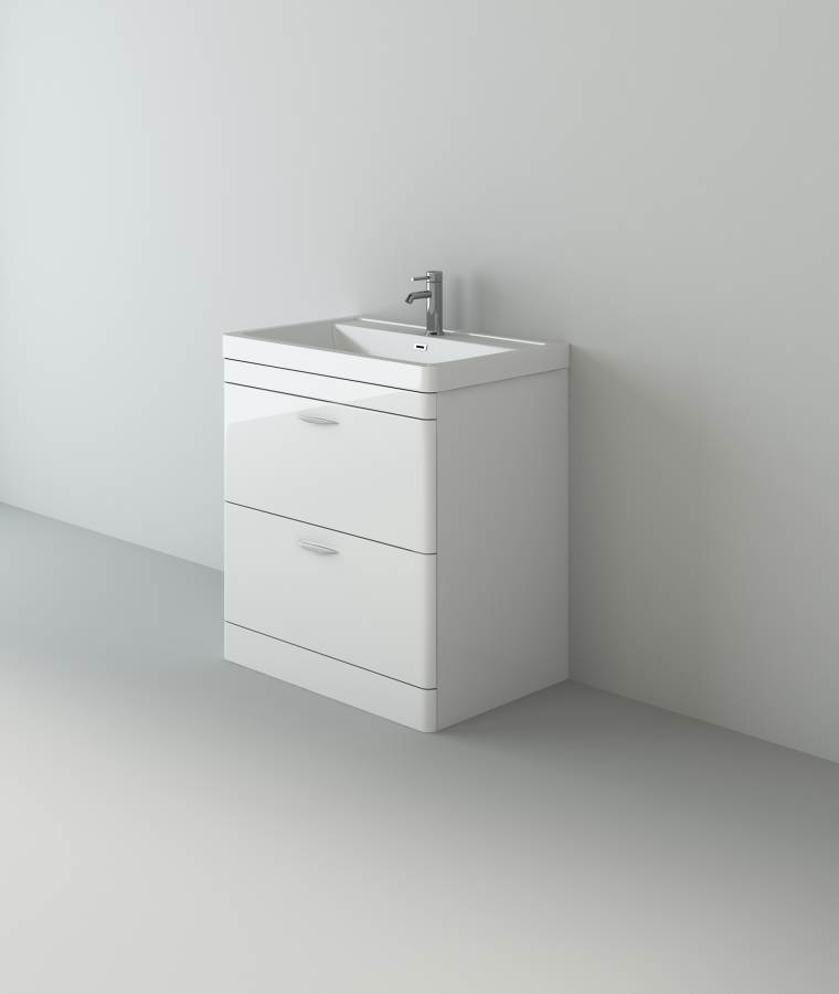 Apollo 700 FS Unit and Polymarble Basin White