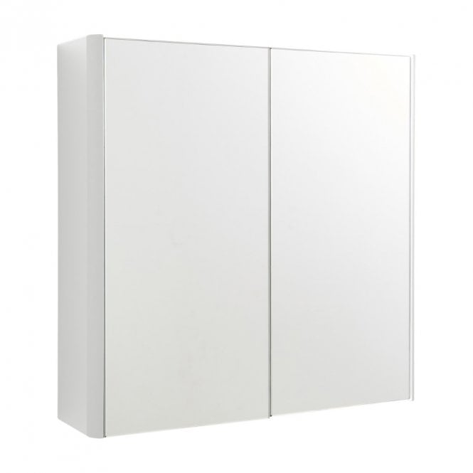 Arc 600mm Mirror Cabinet White
