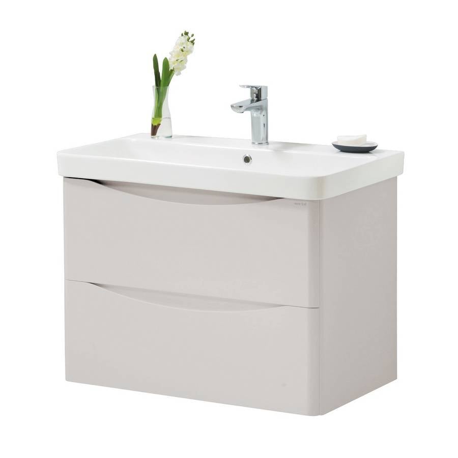 Arc 800x460mm Wall Mounted Unit Matt Cashmere