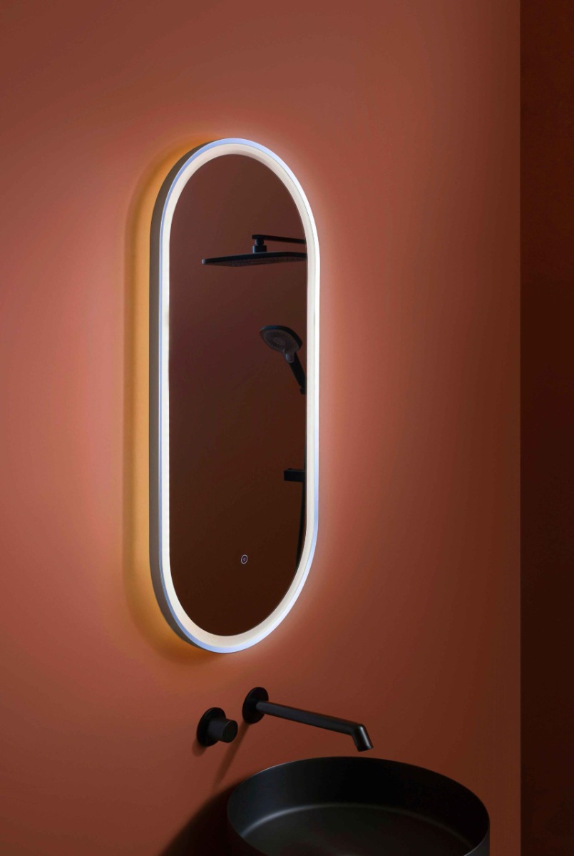 OVAL Mirror With Light (JTP)