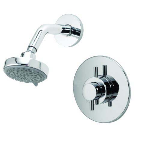 Aspire DL Concealed Valve with Wall Mounted Fixed Head