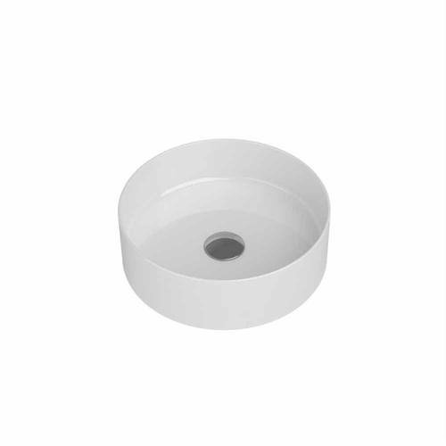 Fen Round Countertop Basin - White