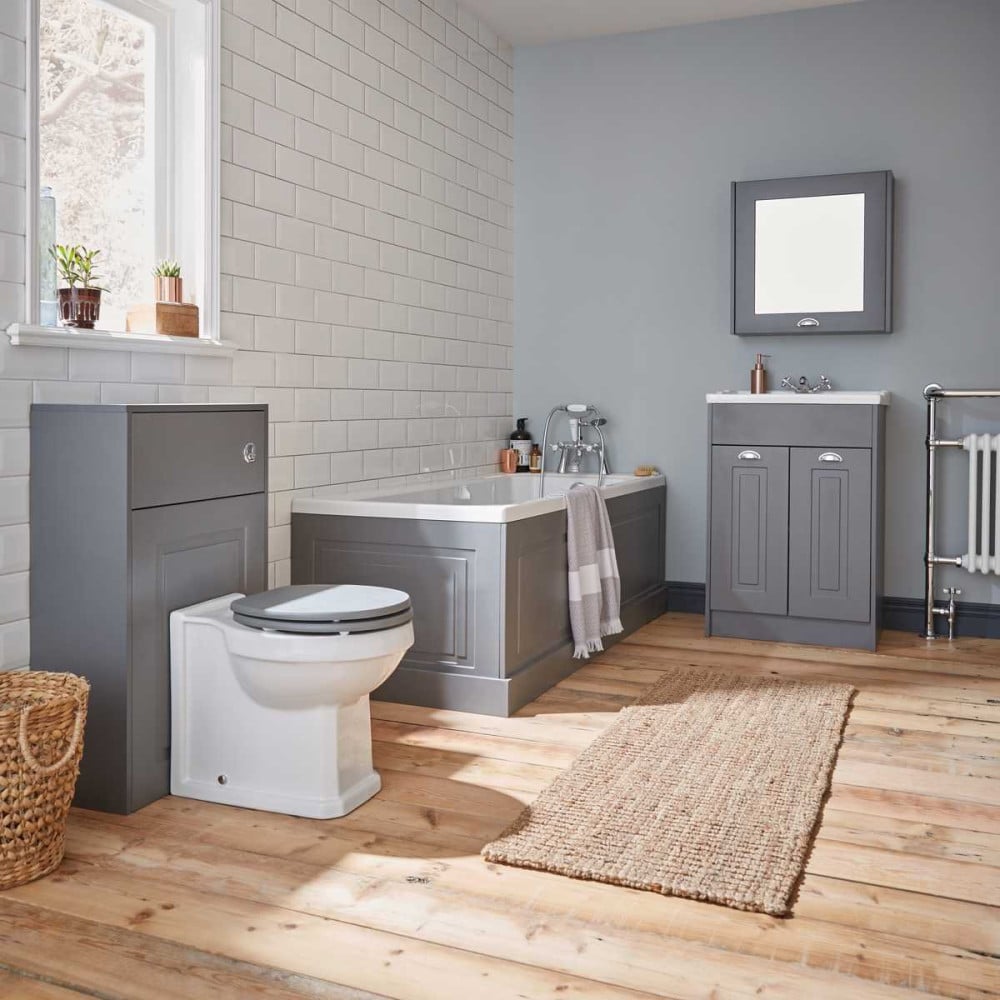 Astley 500mm WC Unit Matt Grey
