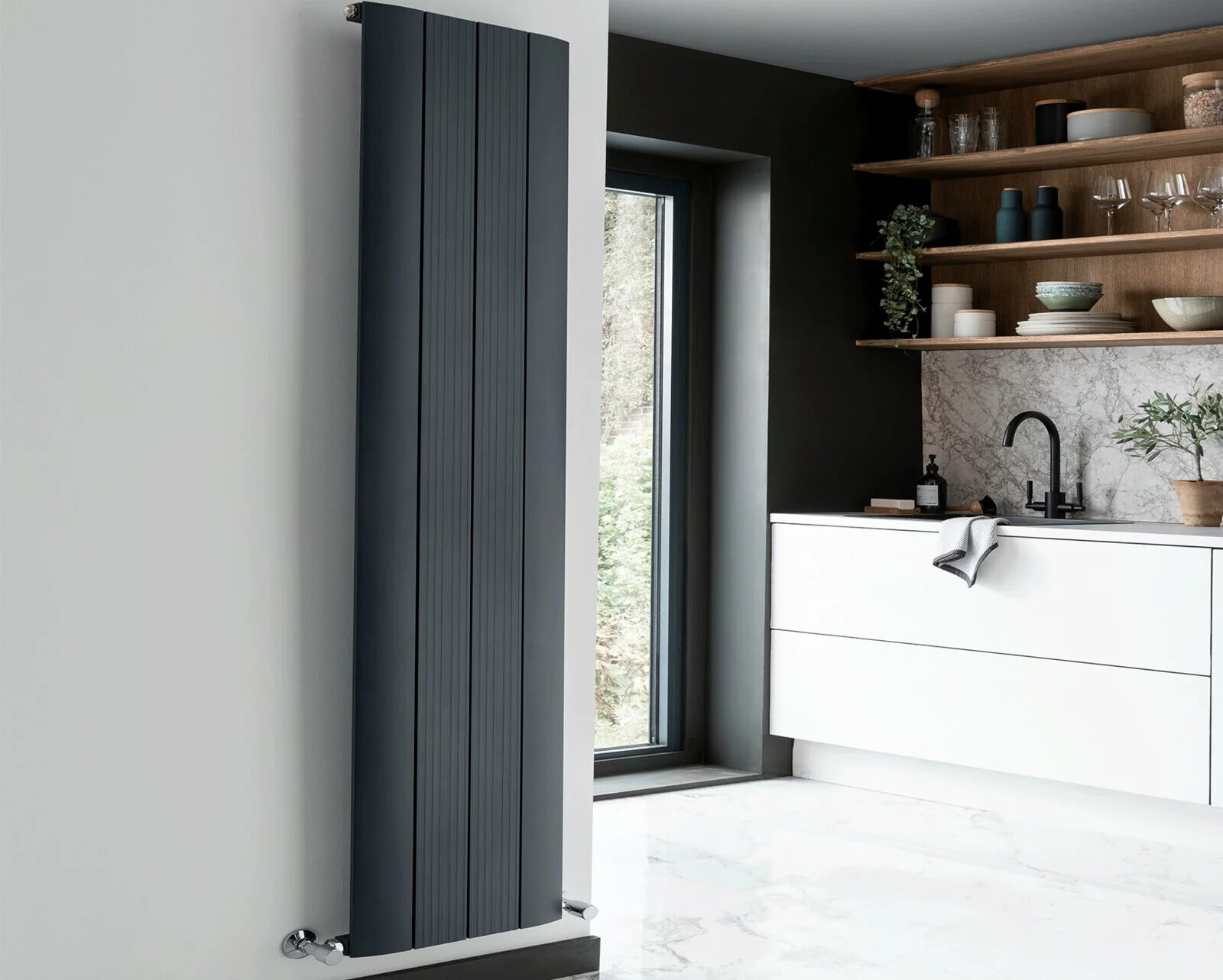 Astute Vertical Single 1800 x 280mm - White