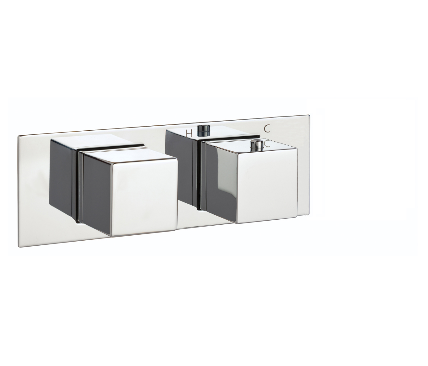 JTP - Athena slimline thermostatic concealed 1 outlet shower valve