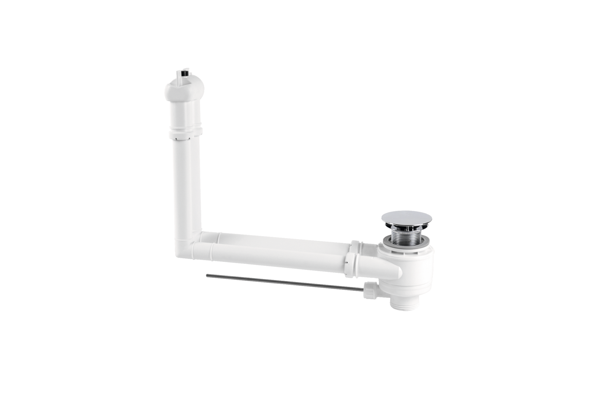 Waste and overflow fitting BetteFlow, Chrome