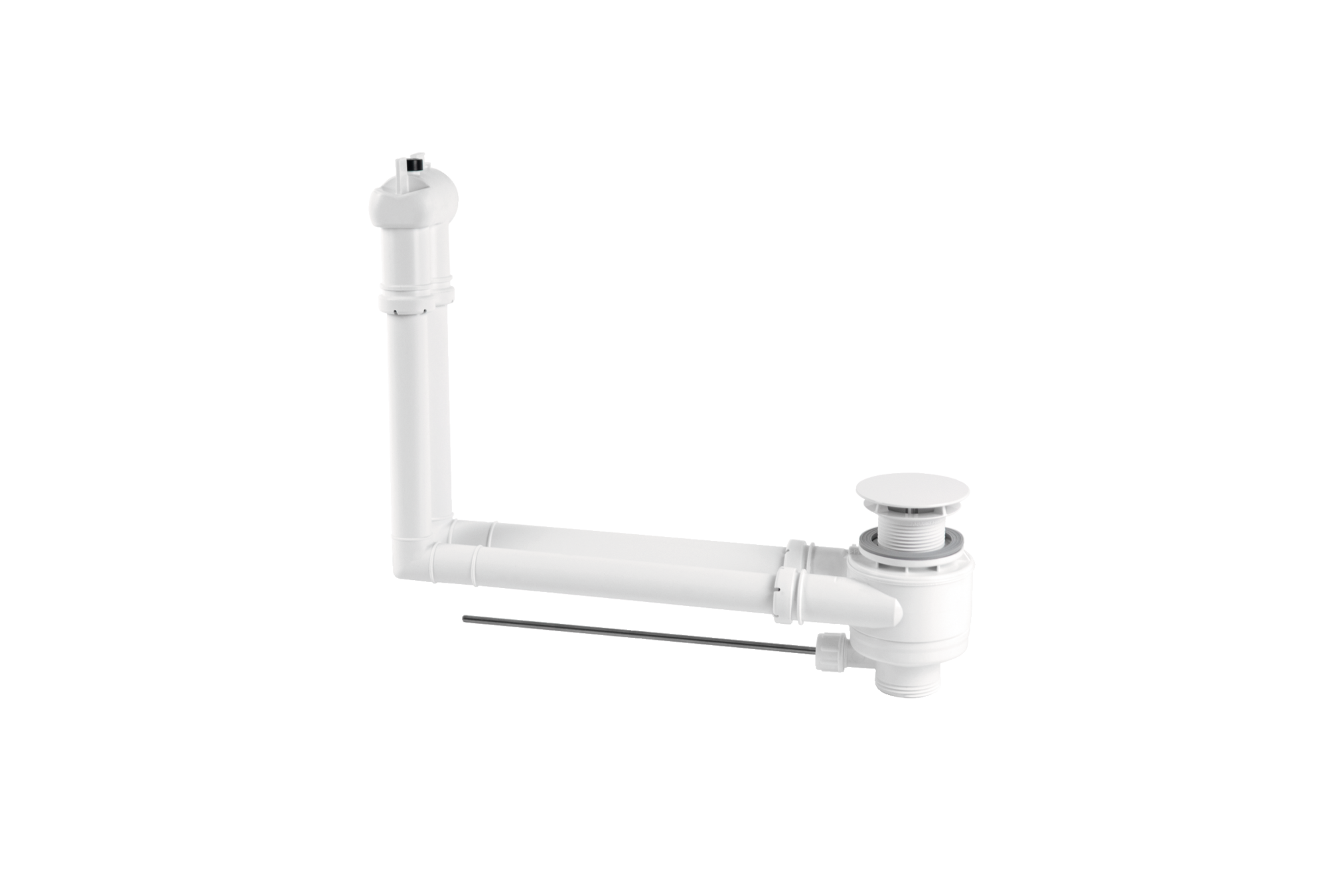 Waste and overflow fitting BetteFlow, White